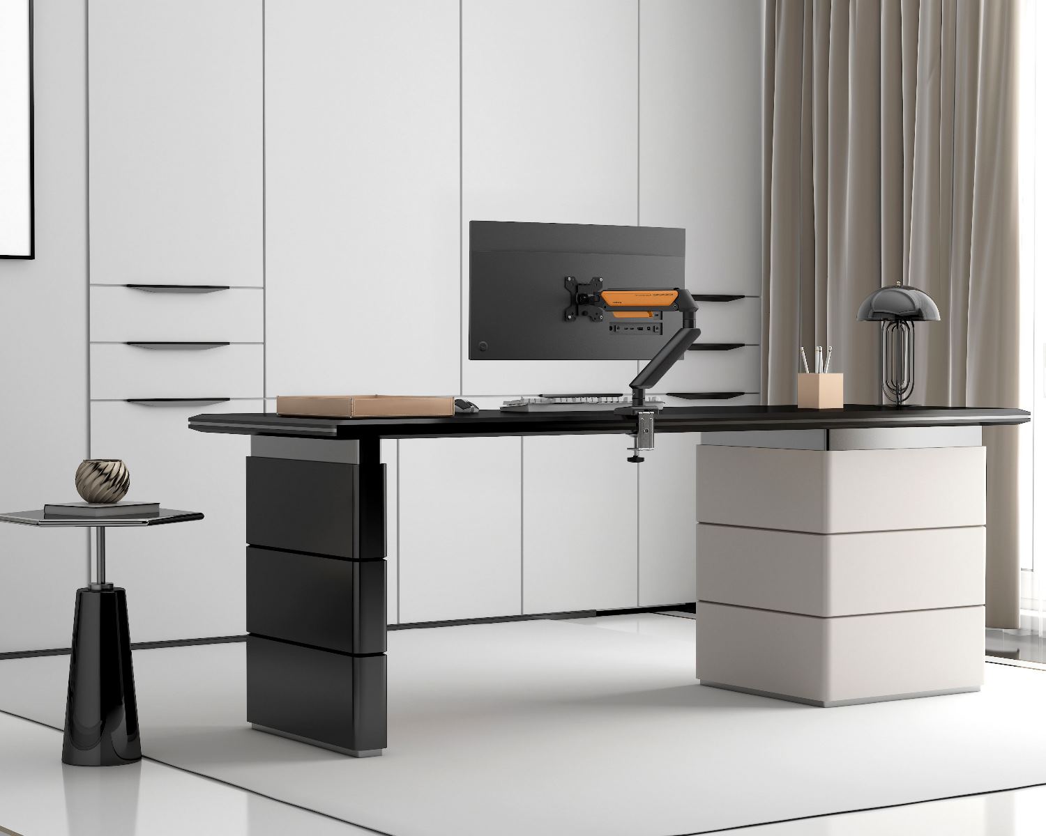 Настільне кріплення для монітора Anda Seat Stealth II 17-32'' Orange (871407637) цена
