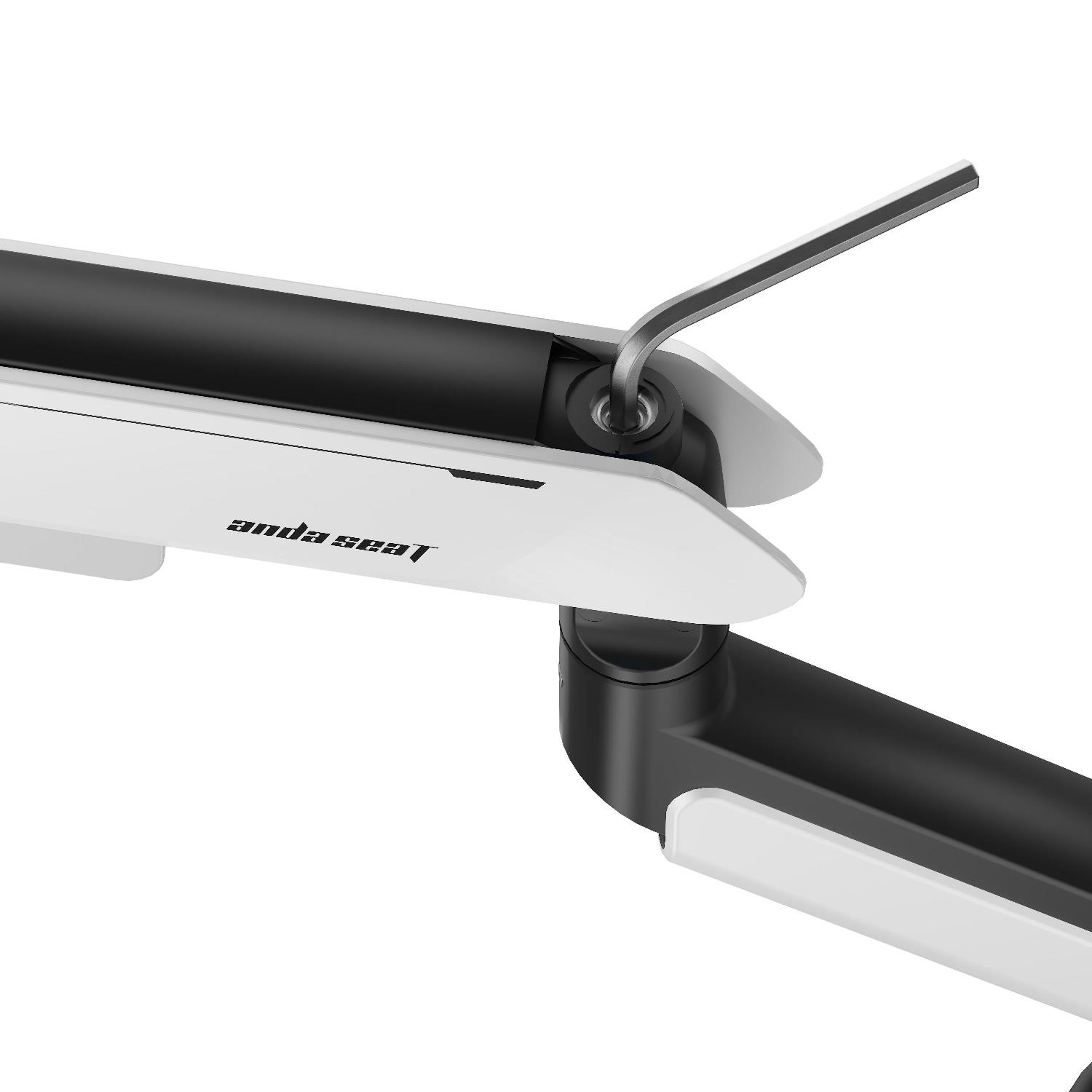 Настільне кріплення для монітора Anda Seat Stealth PRO II 17-42'' White (871407644) kupistul