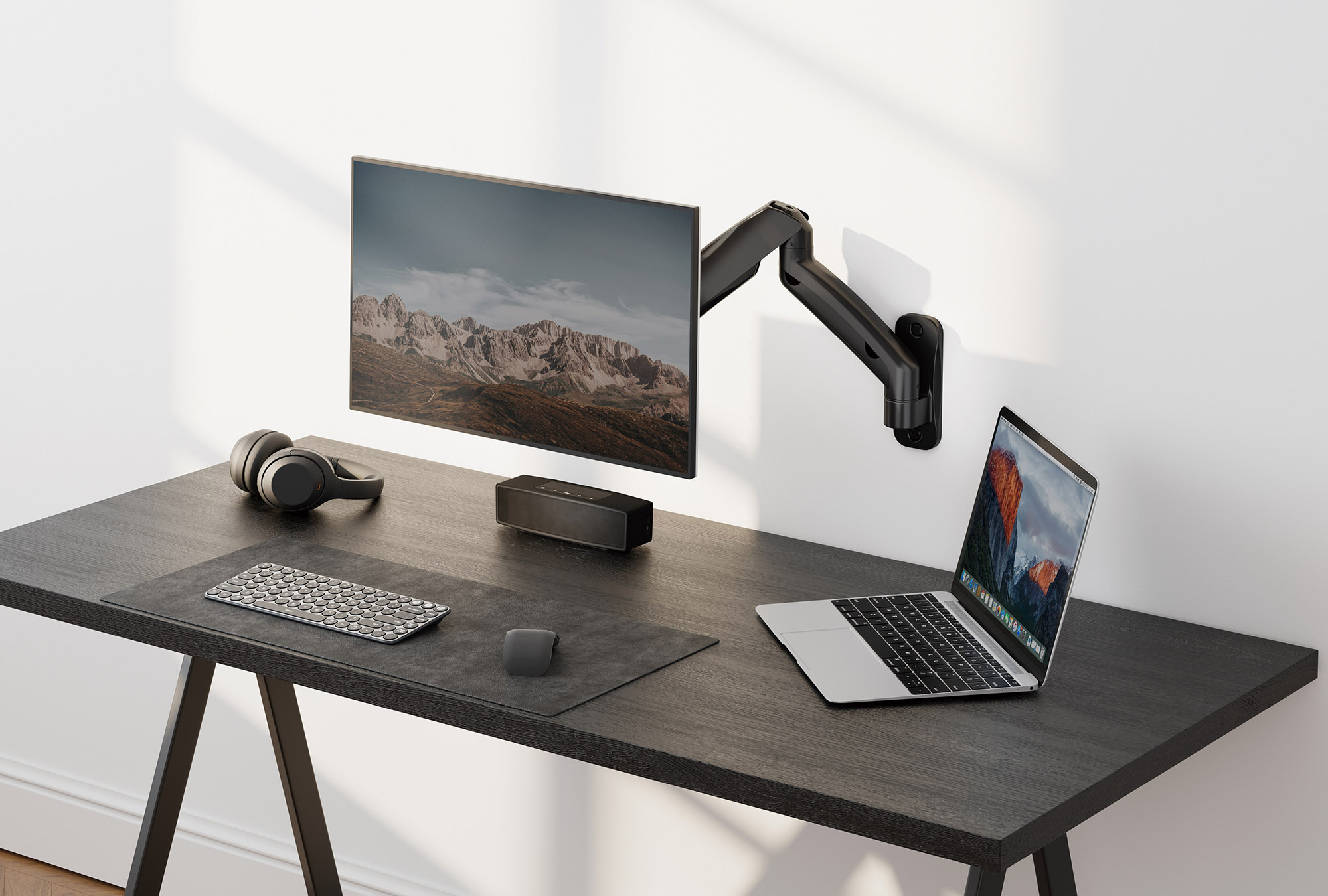 Настінне кріплення для монітора OfficePro MA310B 17-32’’ Black (1311205421) дешево