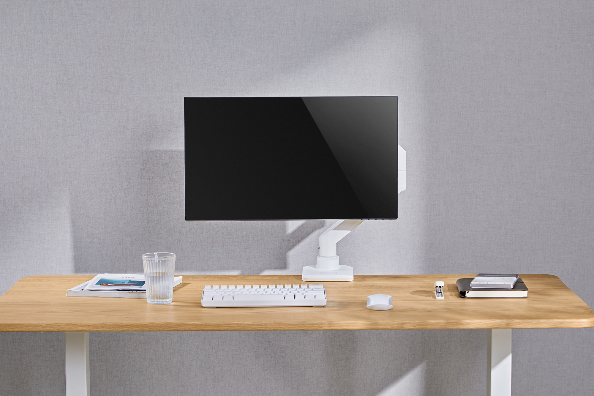 Настольное крепление для монитора OfficePro MA801 17-49'' White (1311205431) в Киеве