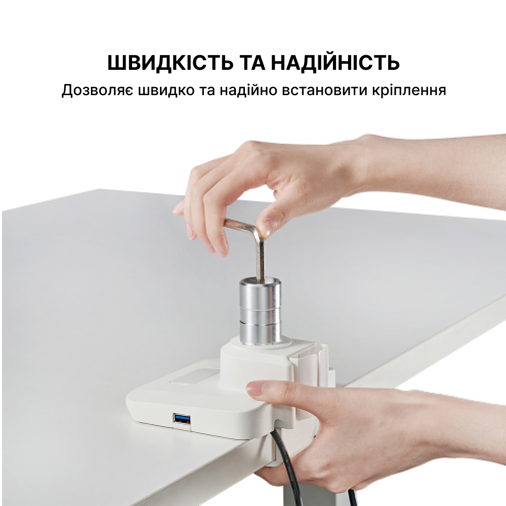 Настольное крепление для монитора OfficePro MA801 17-49'' White (1311205431) kupistul