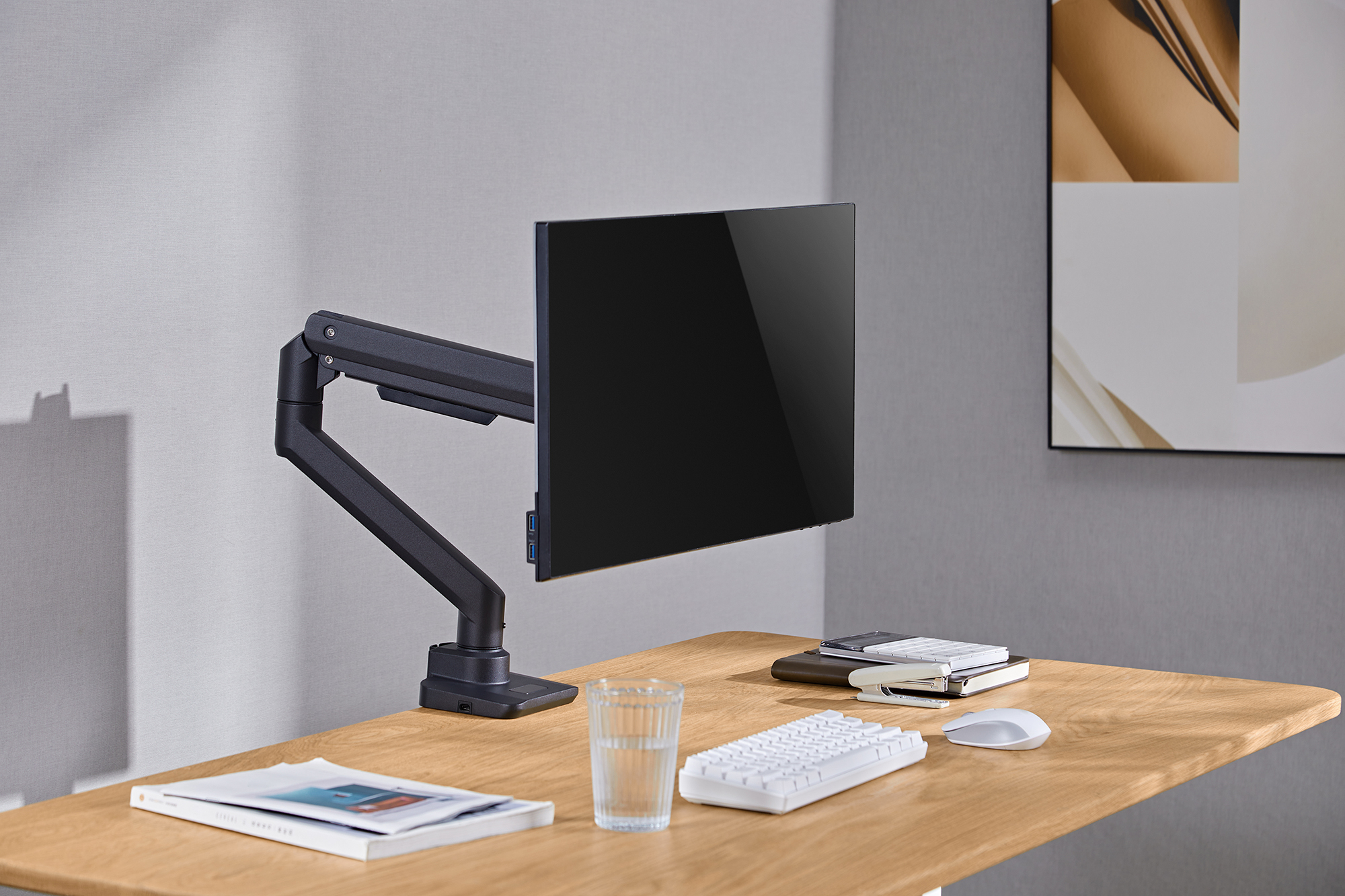 Настольное крепление для монитора OfficePro MA801 17-49'' Black (1311205430) в Киеве