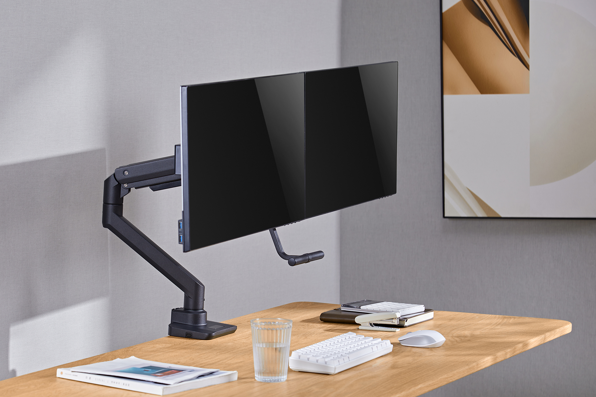 Настольное крепление для монитора OfficePro MA802B 17-32'' Black (1311205482) в Украине
