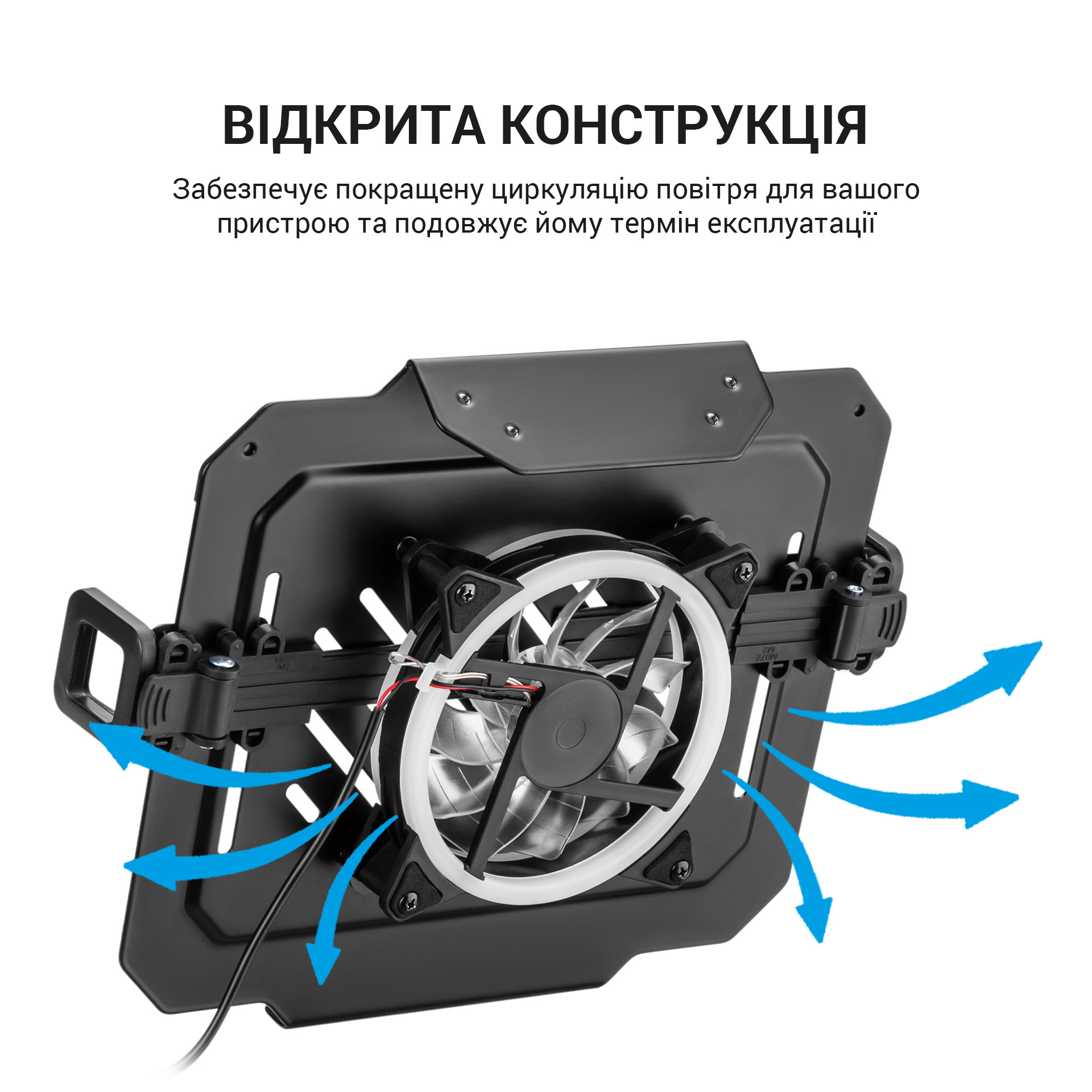 Настольное крепление-подставка для ноутбука RGB OfficePro LH474 12-17'' Black (1311205512) цена