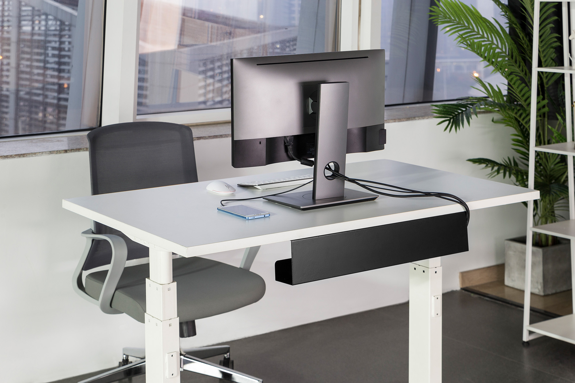 Органайзер для зберігання кабелів OfficePro CT255 Black (1311205549) цена