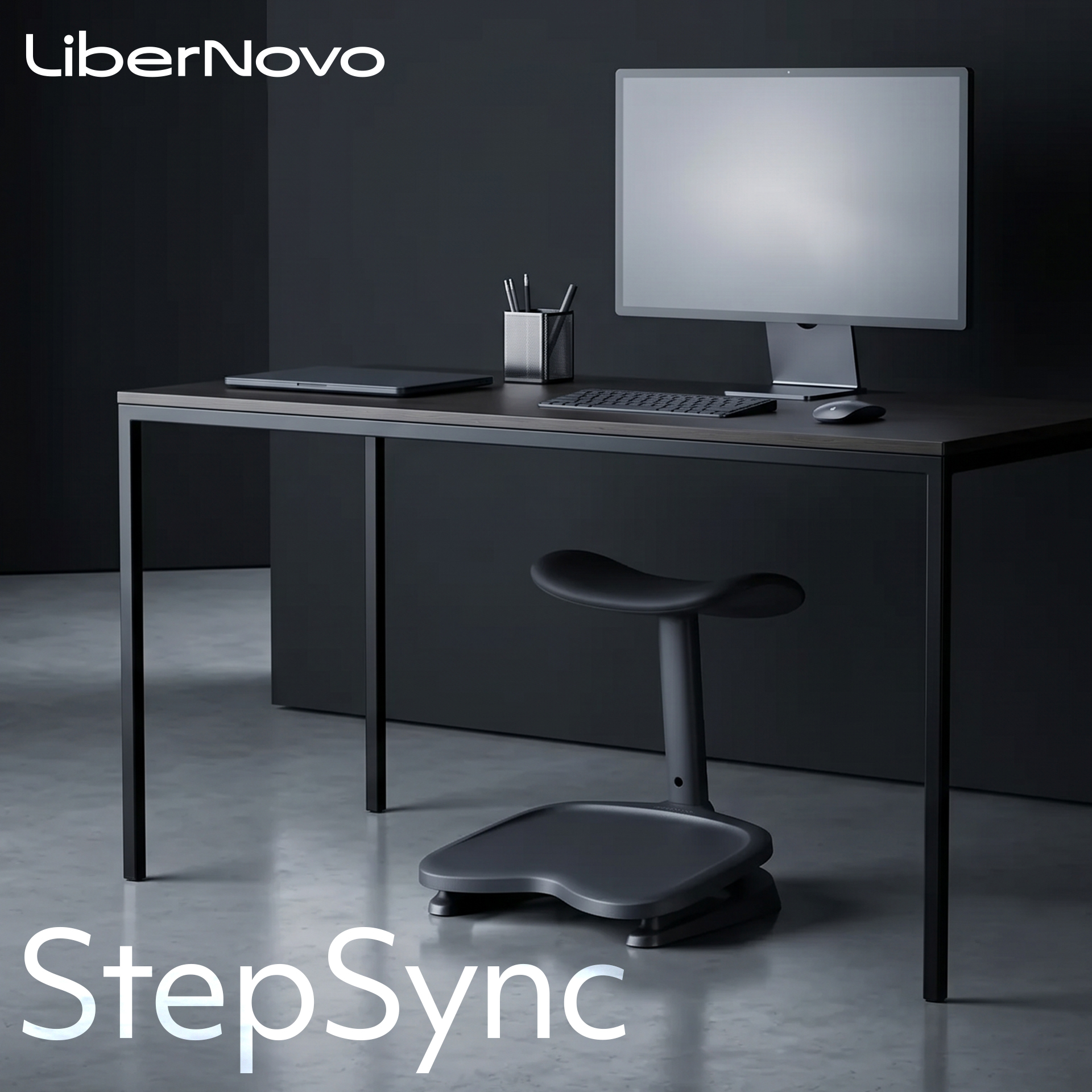 Підставка під ноги LiberNovo StepSync Midnight Black (1811489489) в интернет-магазине