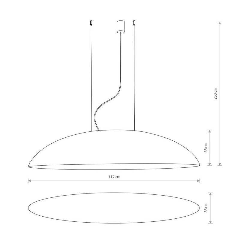 Подвесной светильник Canoe Белый (109728020) недорого