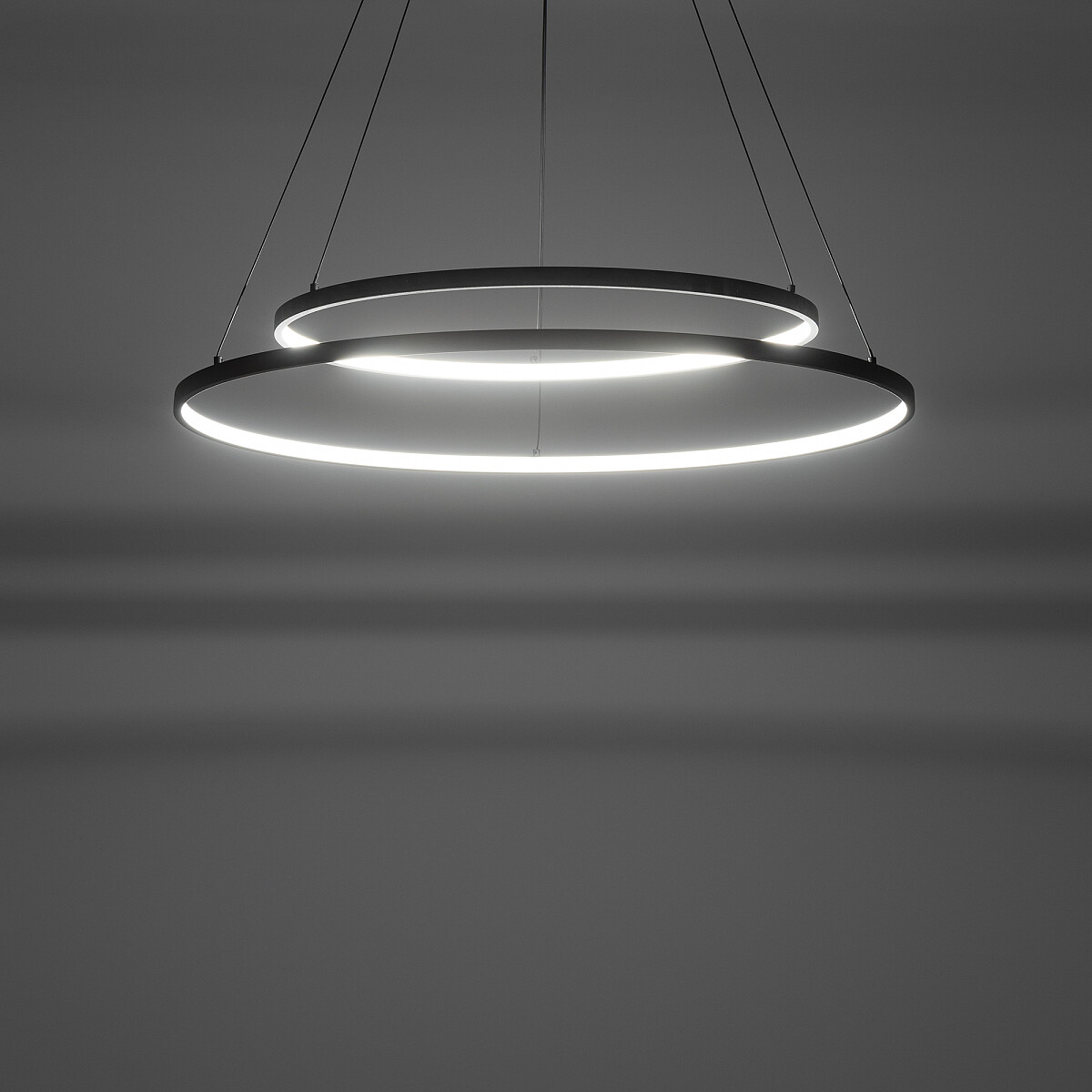 Підвісний світильник Circolo Led 3000K 2x35W Чорний (109985011) дешево