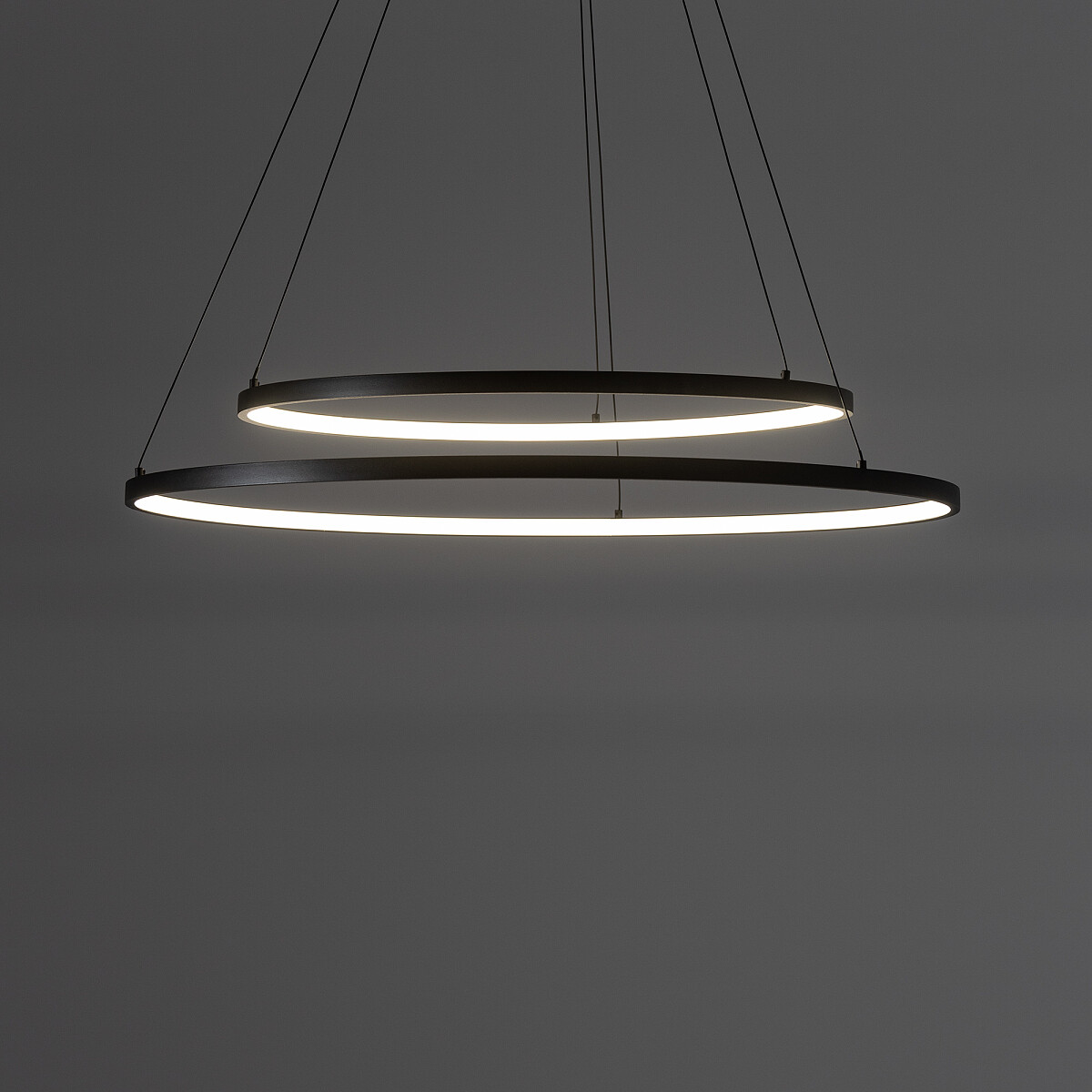 Підвісний світильник Circolo Led 4000K 2x35W Чорний (109985012) дешево