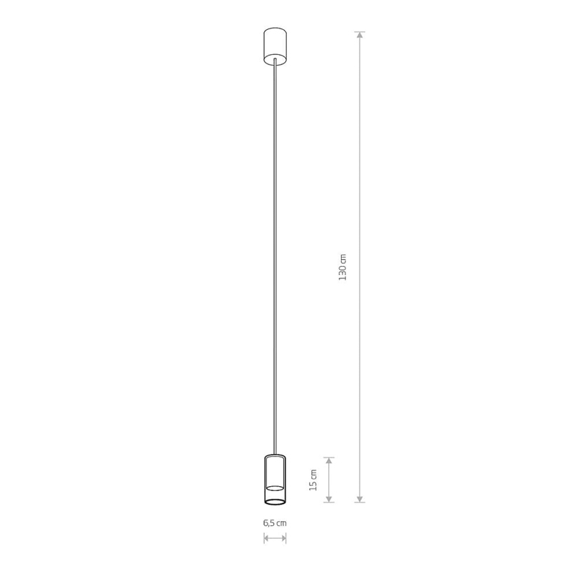Подвесной светильник CYLINDER S Латунный (109725309) недорого