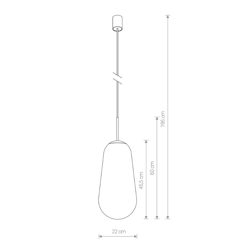 Подвесной светильник Pear L Золотой (109728077) недорого