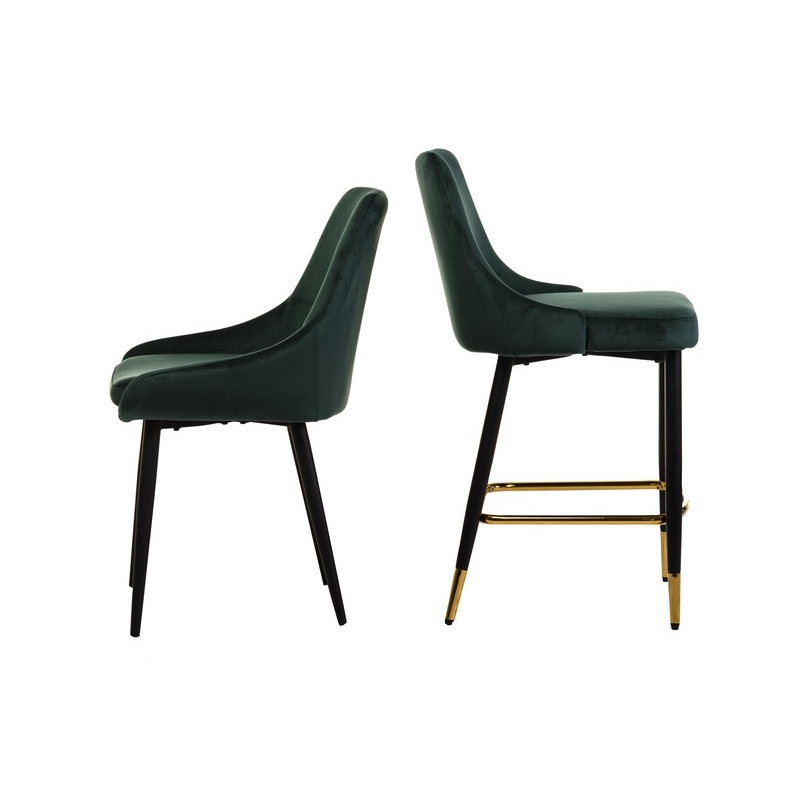 Полубарный стул B-128 Изумрудный-вельвет (23463150) в Украине