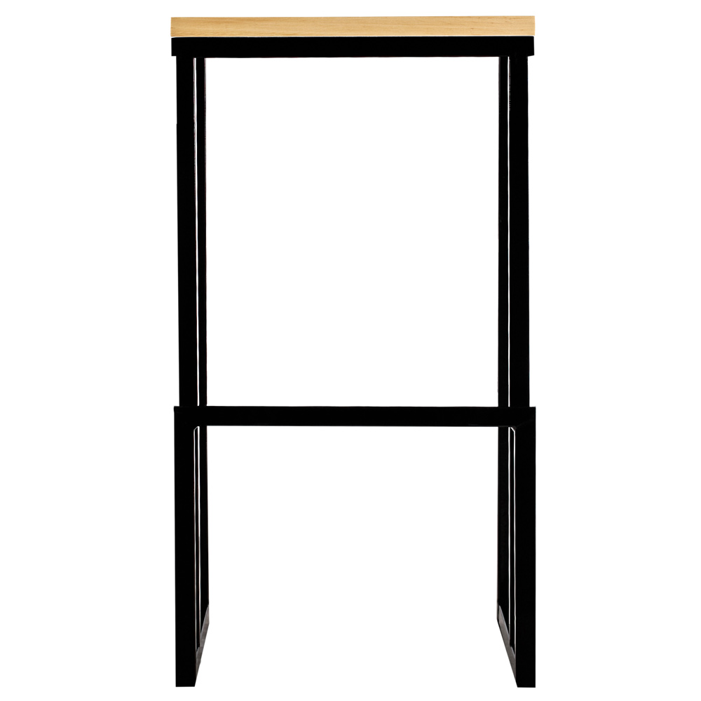 Полубарный стул HATTA G-Stool Черный, Ольха (44356878) с доставкой