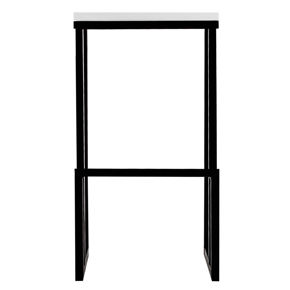 Напівбарний стілець HATTA G-Stool Чорний, Білий (44356880) недорого