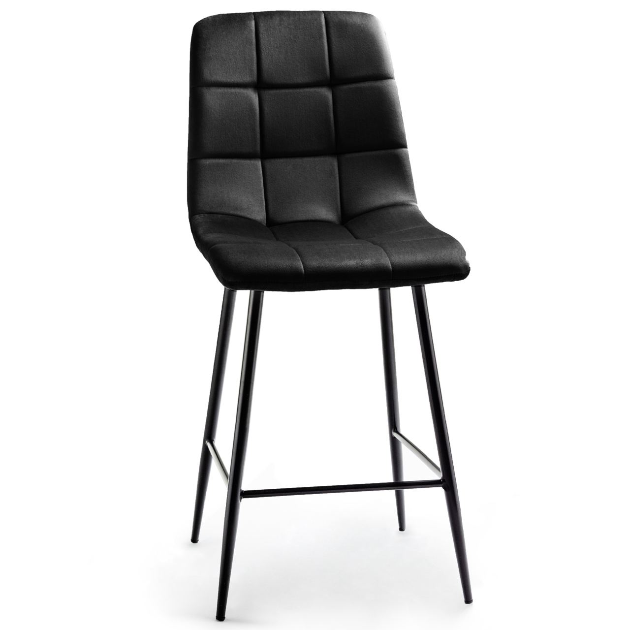 Напівбарний стілець HATTA Indigo Velvet Чорний (44524098) с доставкой