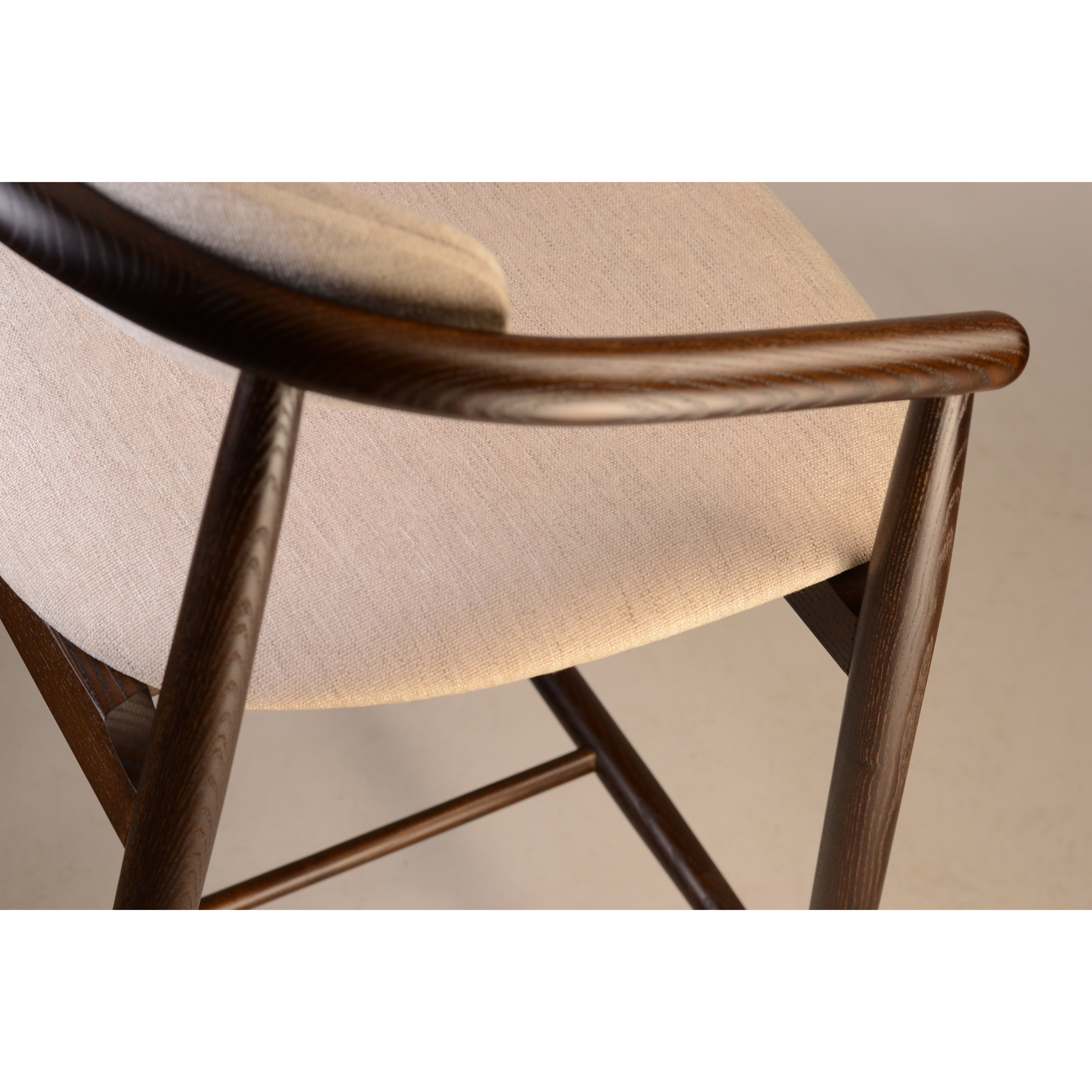 Полубарный стул Mamont soft Superior 2 Beige, Темный орех (611485266) в Киеве