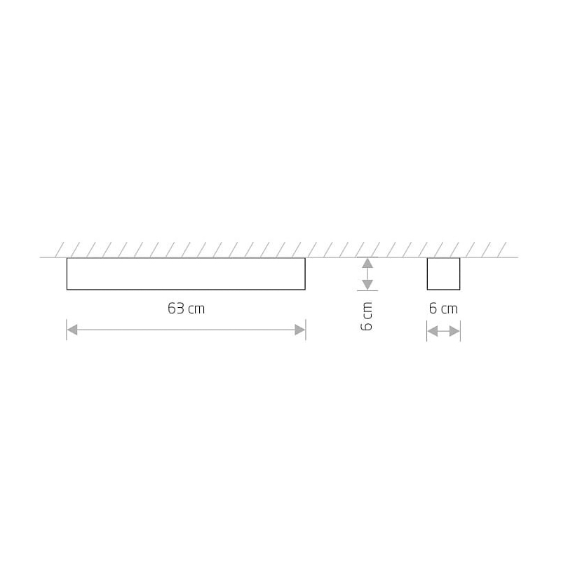 Потолочный светильник Soft led 60х6 Графитовый (109729903) недорого