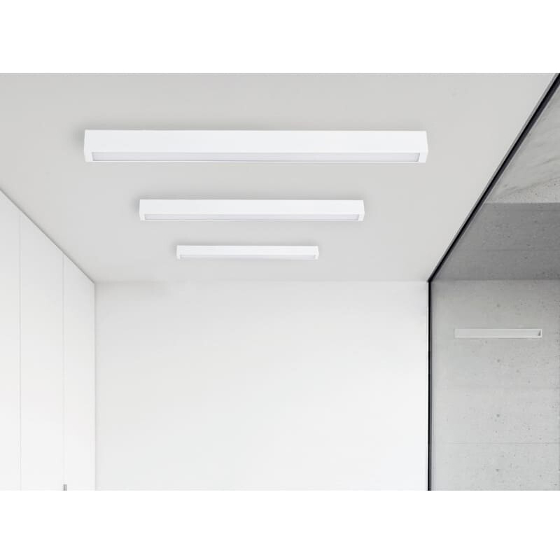 Стельовий світильник Straight ceiling led 90 Білий (109729873) дешево