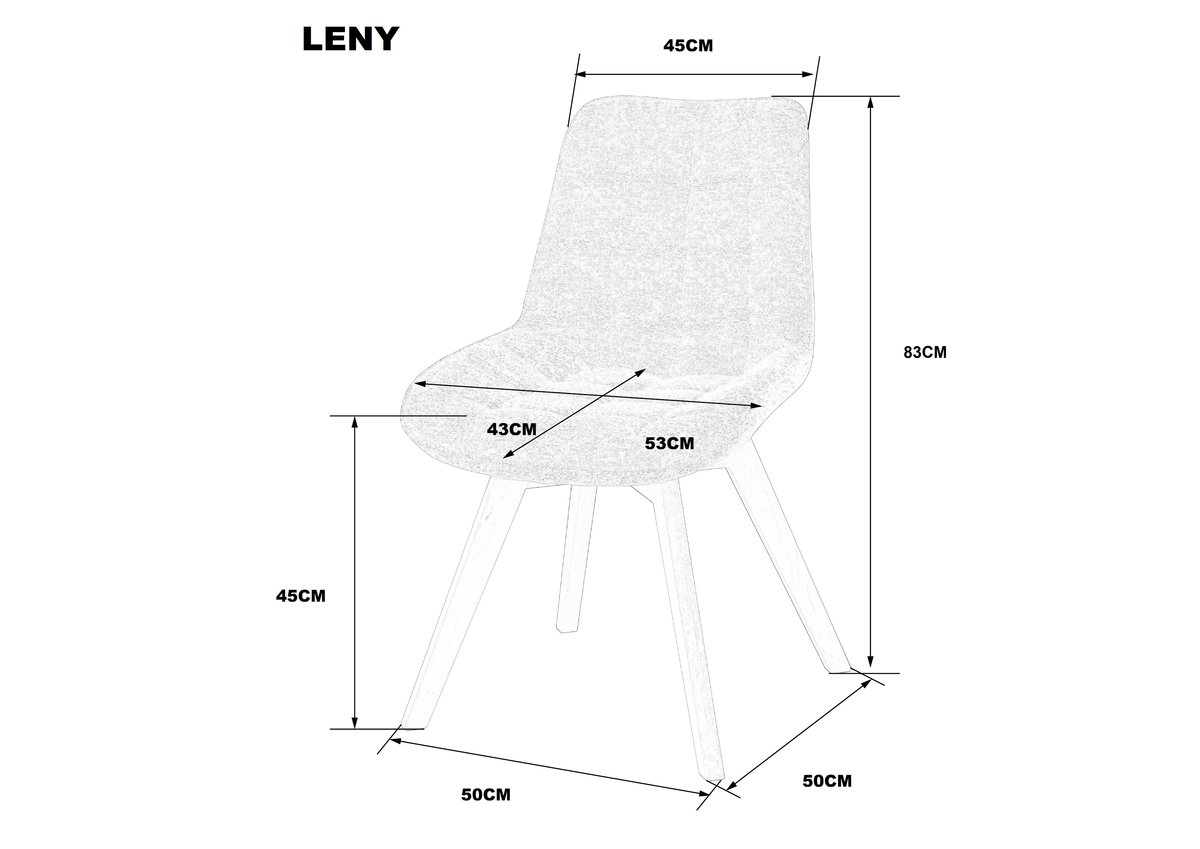 Поворотный стул LENY Бежевый (1821489852) в Киеве
