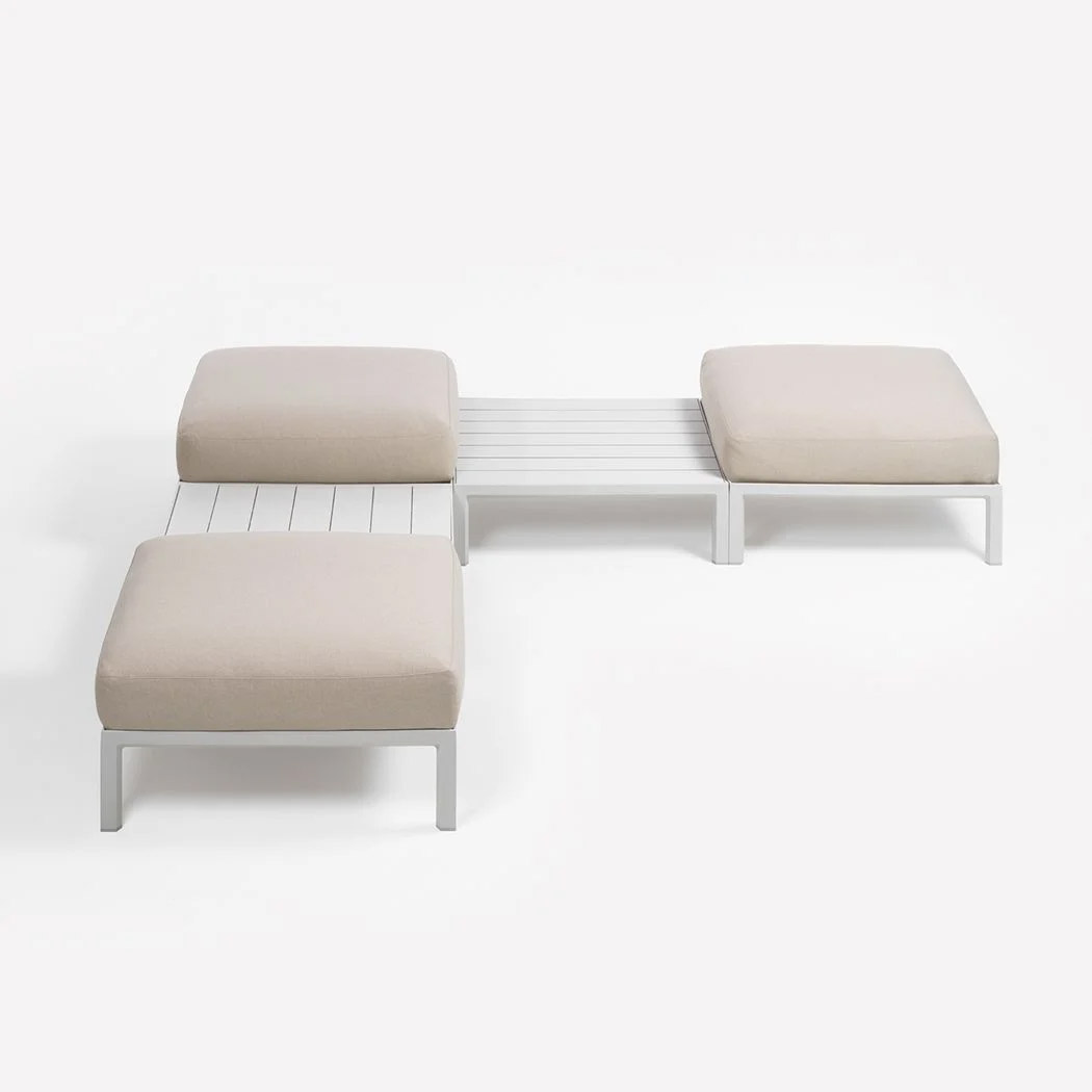 Пуф Maximo Pouf Perla, Gesso (131470293) дешево