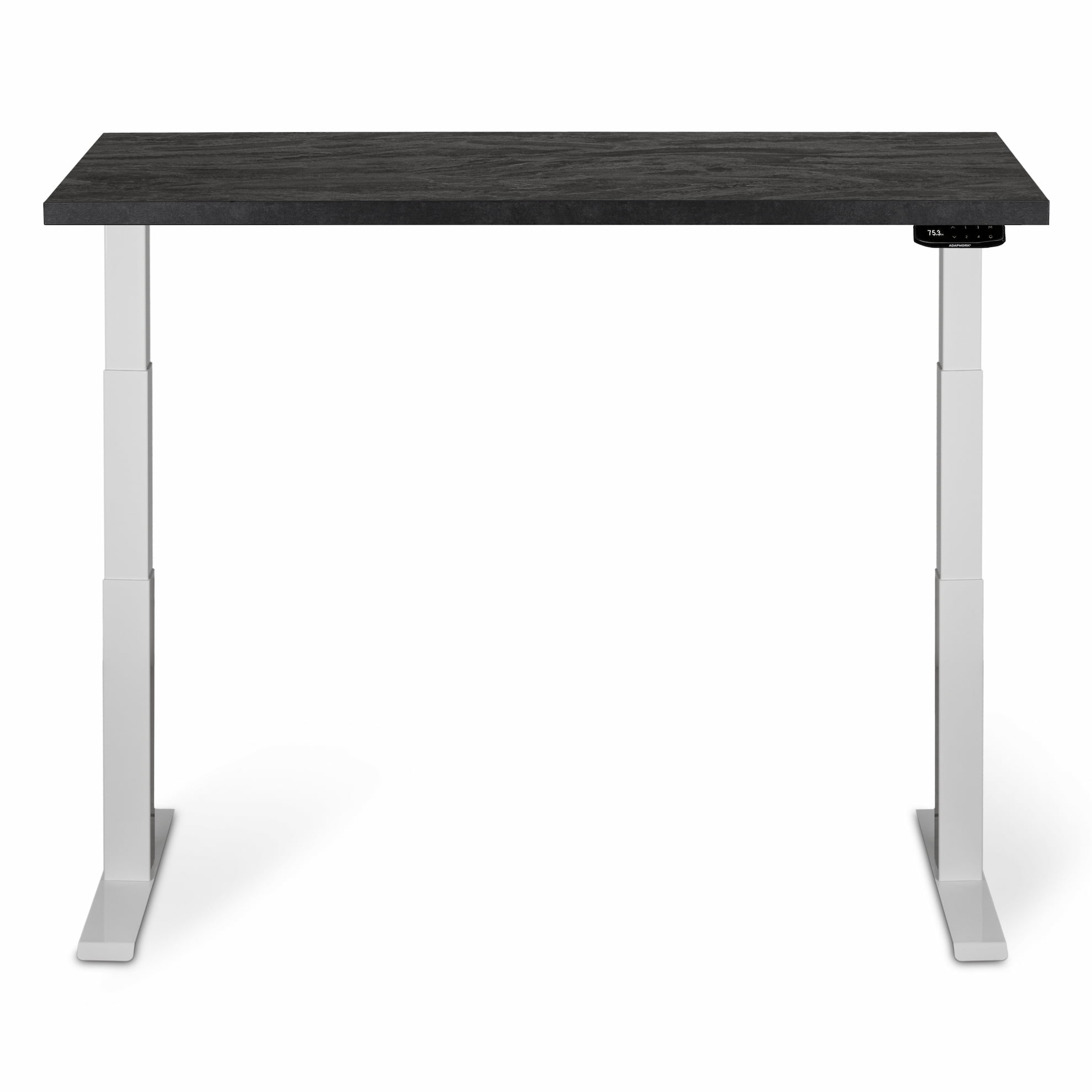Регулируемый стол ADAPWORK  Smart 2 Motor Pro AdapDesk 136х66 36мм Carbon Black, Snow White (1061489131) в Украине