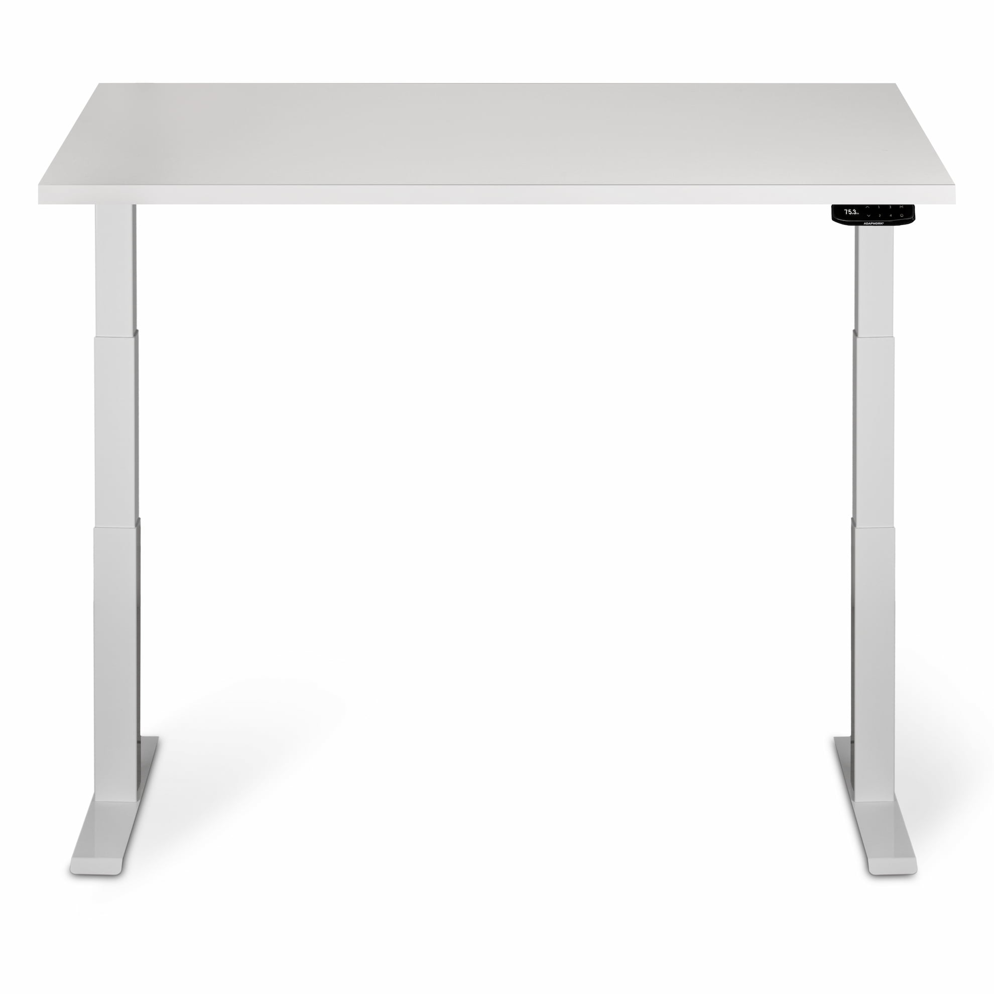 Регулируемый стол ADAPWORK  Smart 2 Motor Pro AdapDesk 136х66 36мм Crystal White, Snow White (1061489128) в Украине
