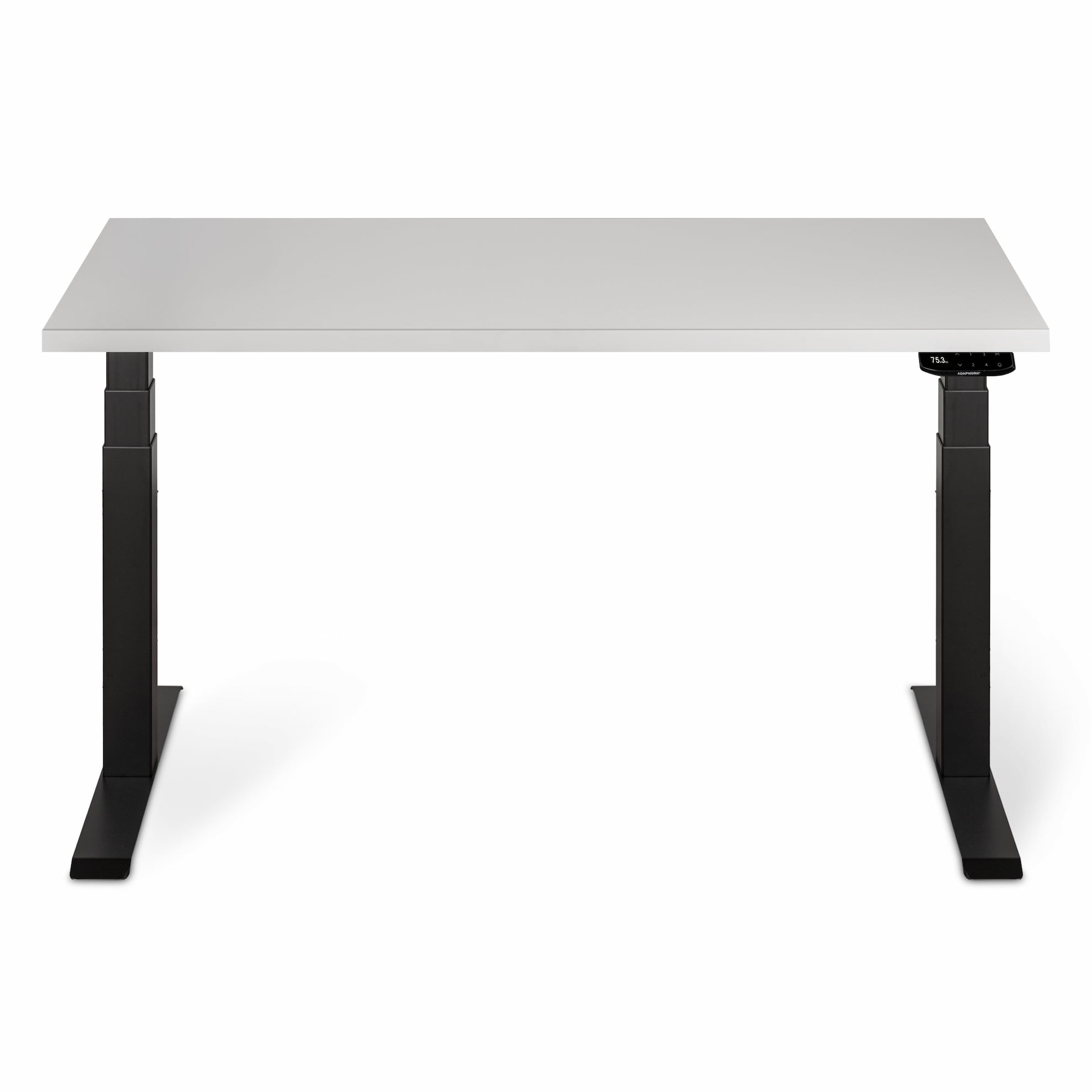Регульований стіл ADAPWORK  Smart 2 Motor Pro AdapDesk 136х66 36мм Crystal White, Space Black (1061489124) в интернет-магазине