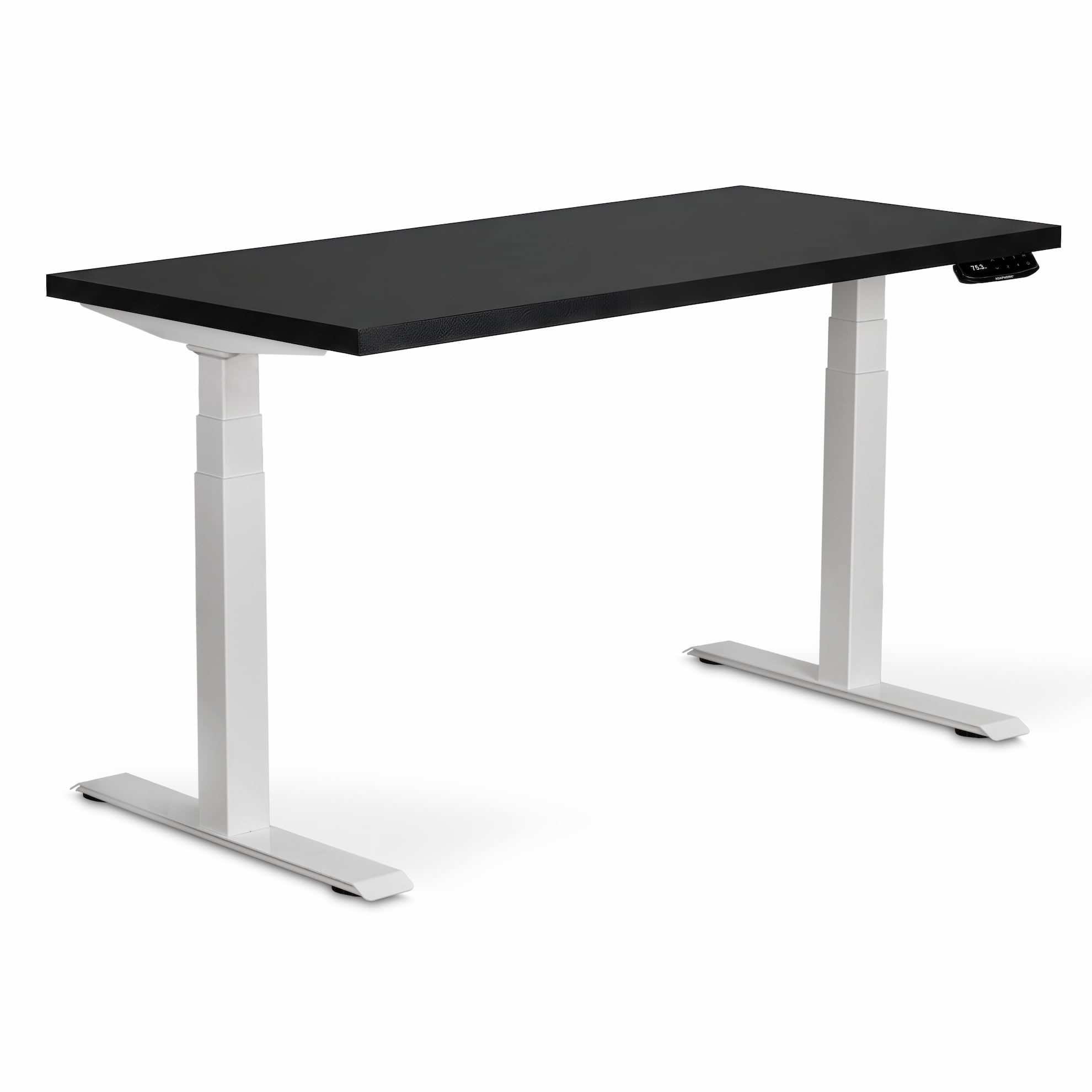 Регулируемый стол ADAPWORK  Smart 2 Motor Pro AdapDesk 136х66 36мм Deep Black, Snow White (1061489130) фото