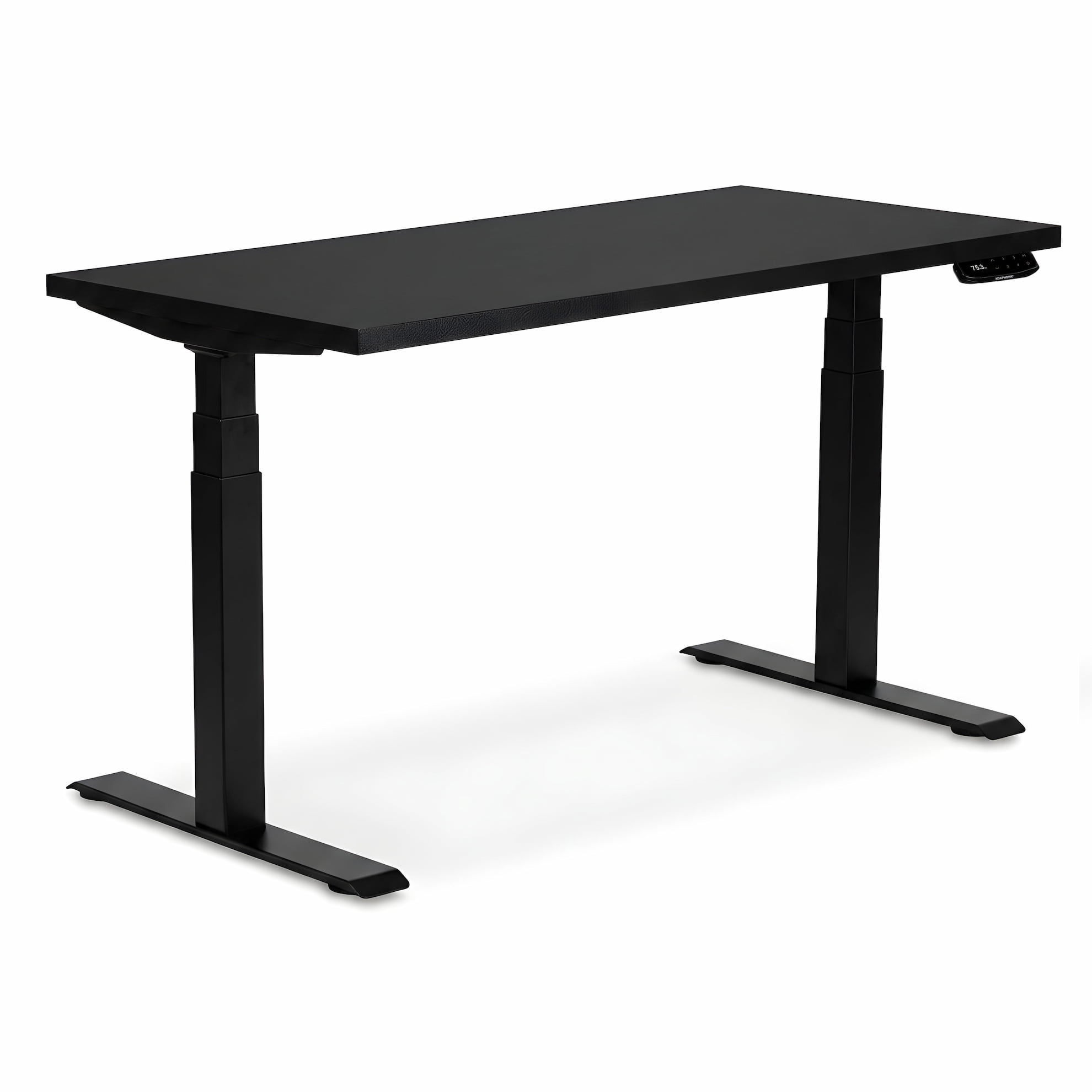 Регульований стіл ADAPWORK  Smart 2 Motor Pro AdapDesk 136х66 36мм Deep Black, Space Black (1061489123) фото