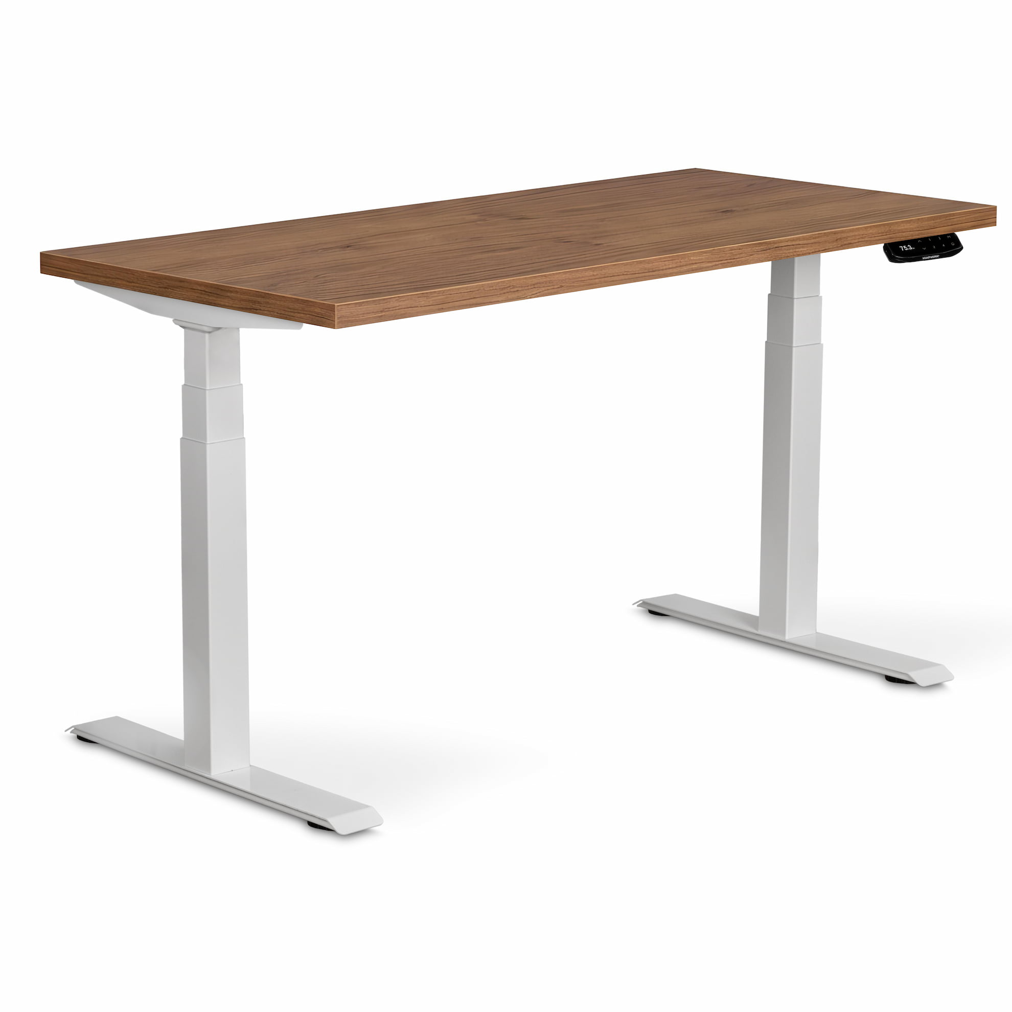 Регулируемый стол ADAPWORK  Smart 2 Motor Pro AdapDesk 136х66 36мм Golden Wood, Snow White (1061489133) фото