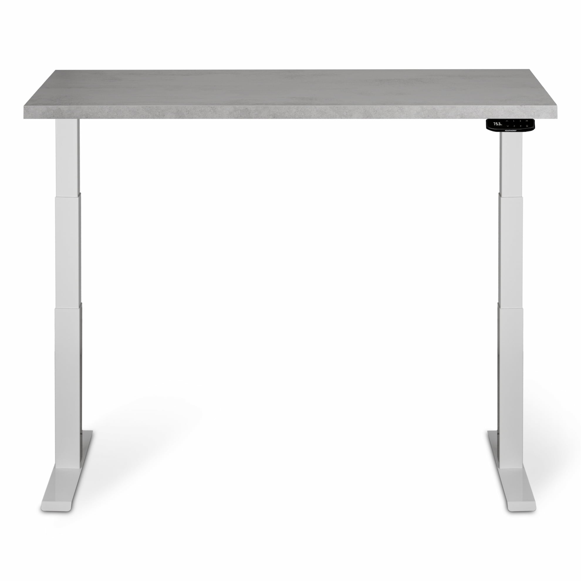 Регульований стіл ADAPWORK  Smart 2 Motor Pro AdapDesk 136х66 36мм Smoky Gray, Snow White (1061489129) в Украине