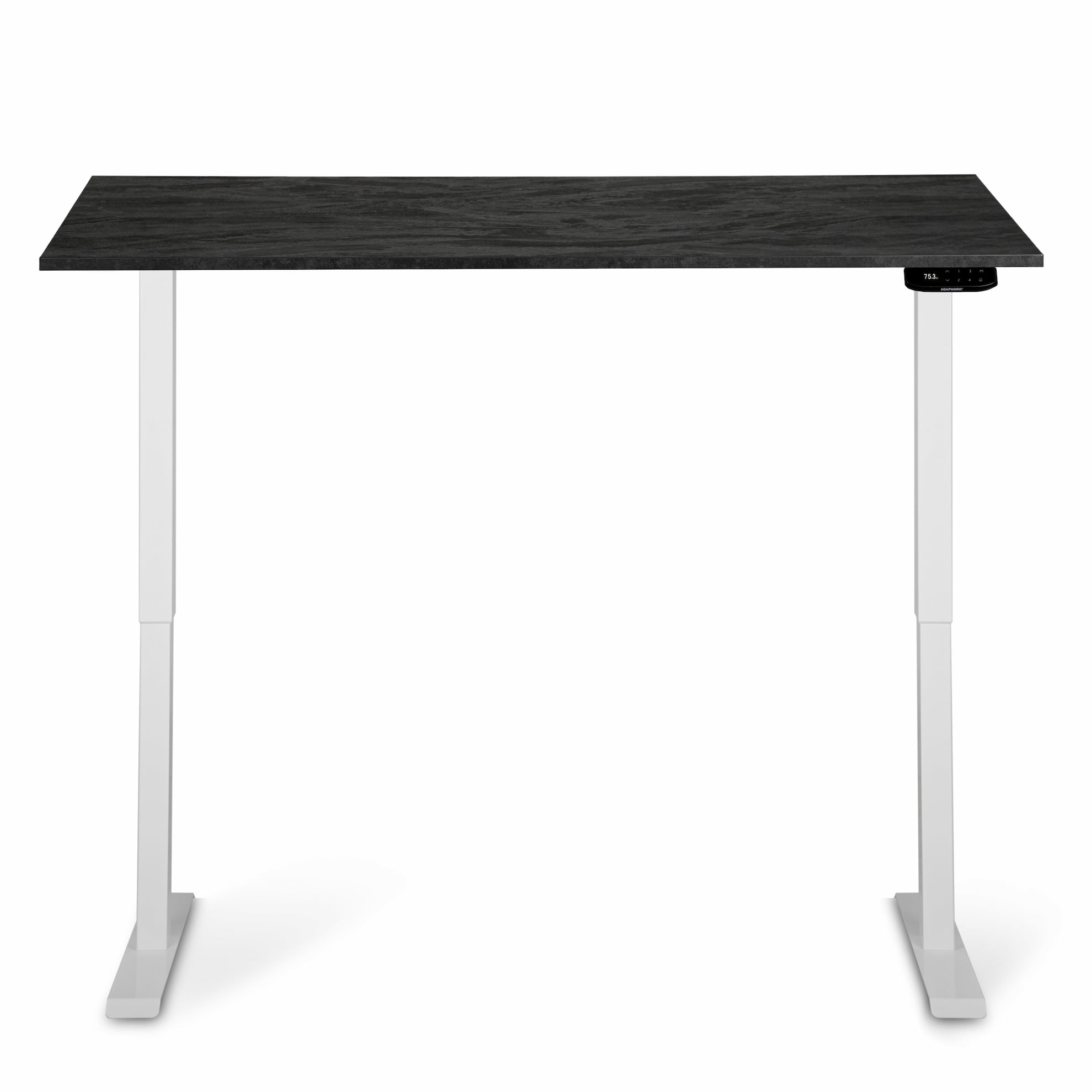 Регулируемый стол ADAPWORK Smart 1 Motor AdapDesk 138х68 18мм Carbon Black, Snow White (1061488886) в Украине