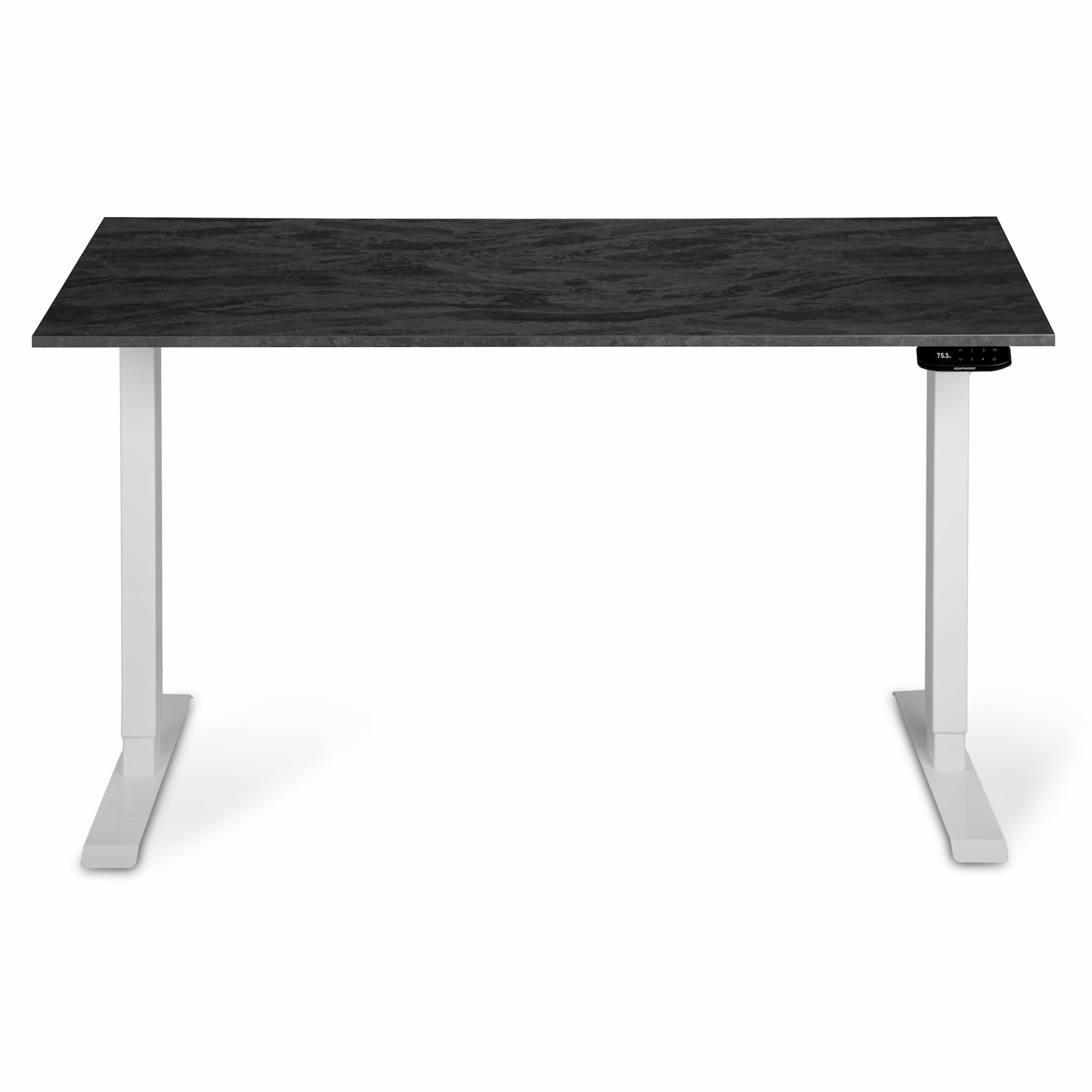 Регулируемый стол ADAPWORK Smart 1 Motor AdapDesk 138х68 18мм Carbon Black, Snow White (1061488886) в интернет-магазине