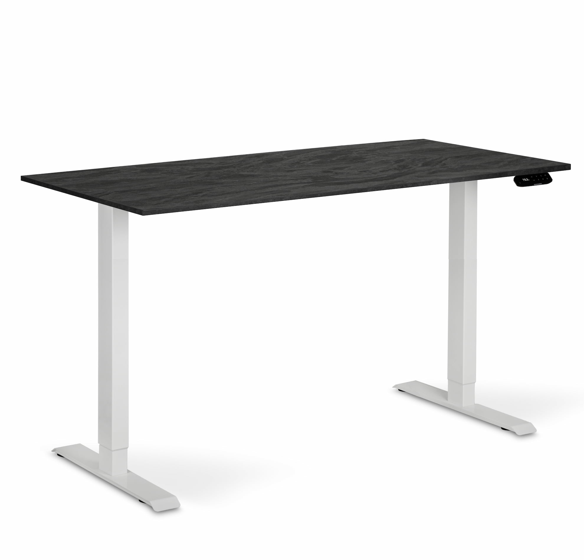 Регулируемый стол ADAPWORK Smart 1 Motor AdapDesk 138х68 18мм Carbon Black, Snow White (1061488886) фото