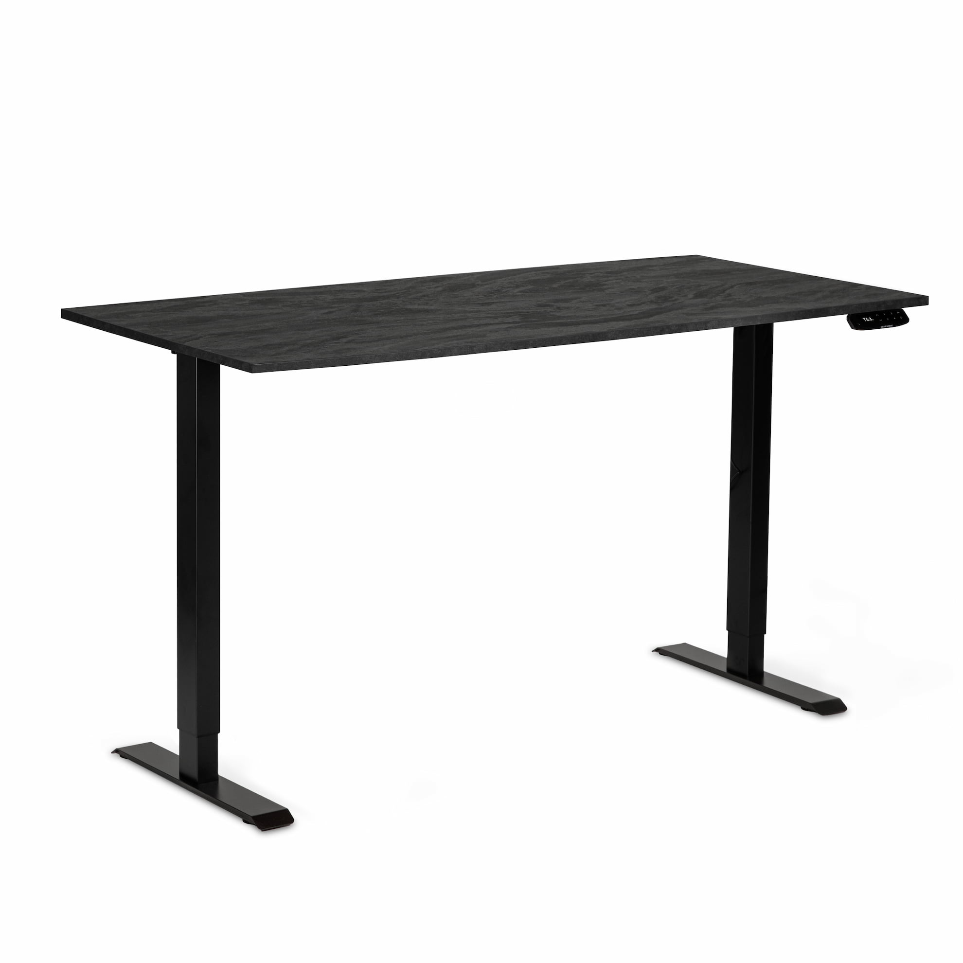 Регульований стіл ADAPWORK Smart 1 Motor AdapDesk 138х68 18мм Carbon Black, Space Black (1061488879) фото