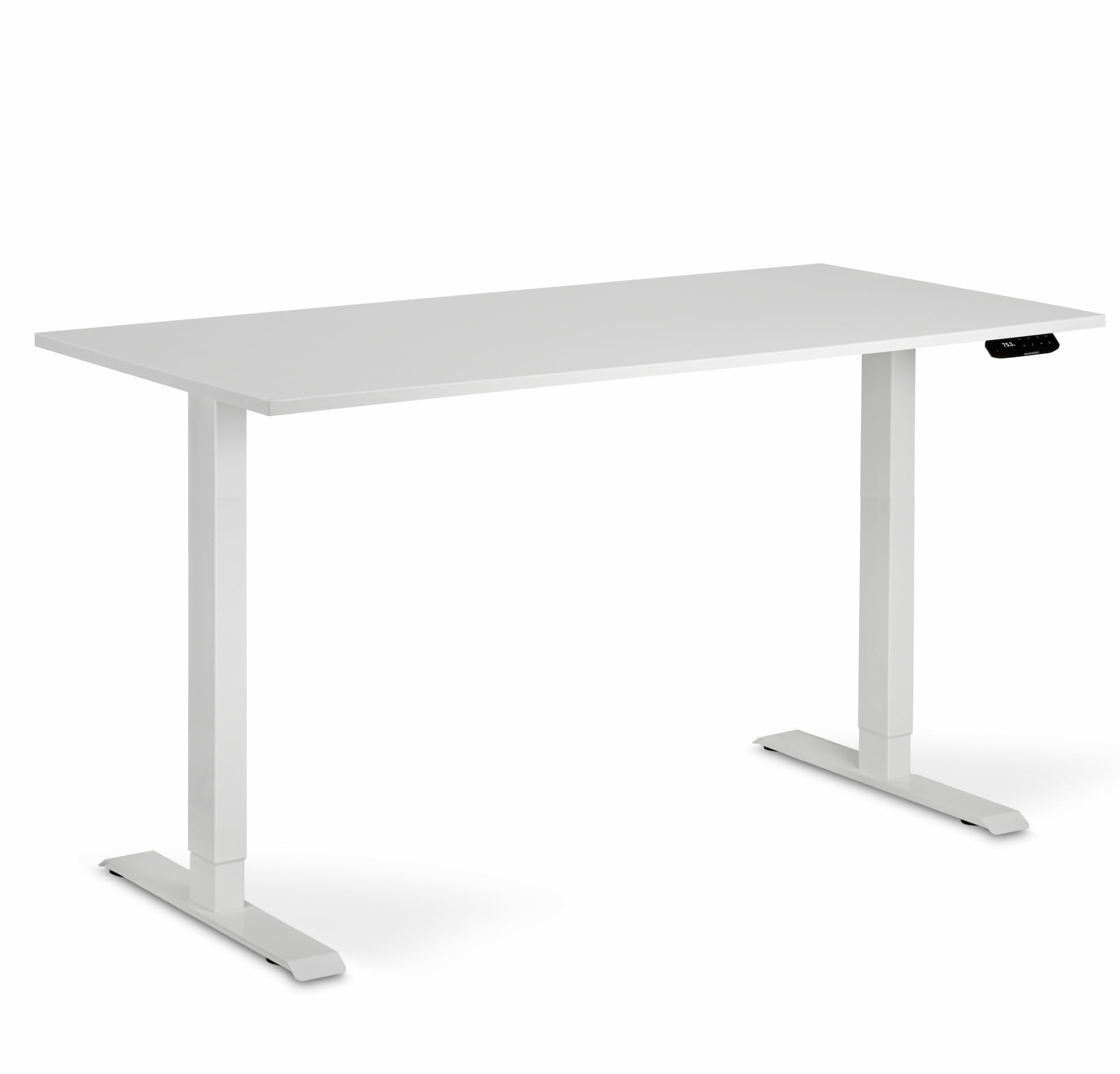 Регулируемый стол ADAPWORK Smart 1 Motor AdapDesk 138х68 18мм Crystal White, Snow White (1061488884) фото