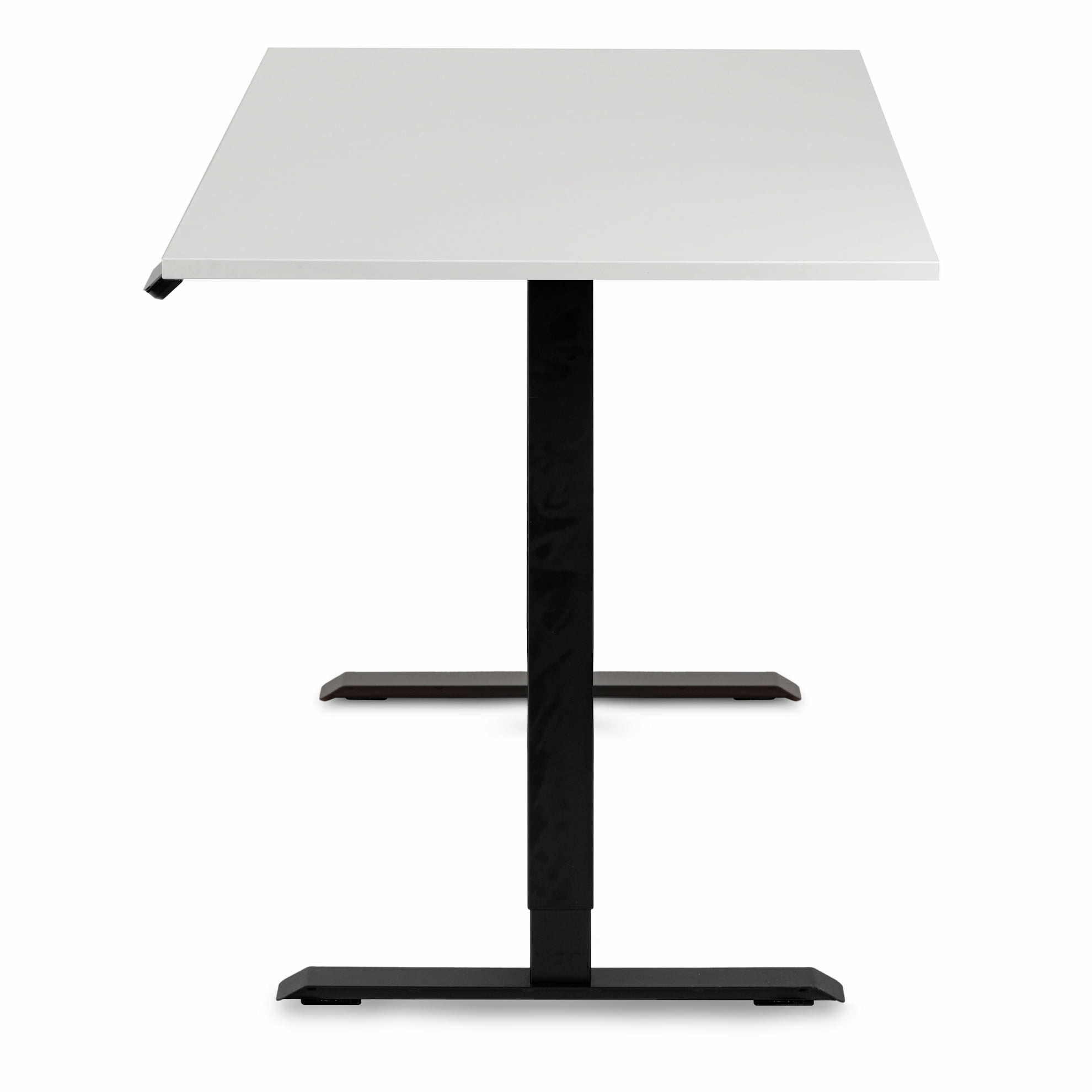 Регульований стіл ADAPWORK Smart 1 Motor AdapDesk 138х68 18мм Crystal White, Space Black (1061488882) дешево
