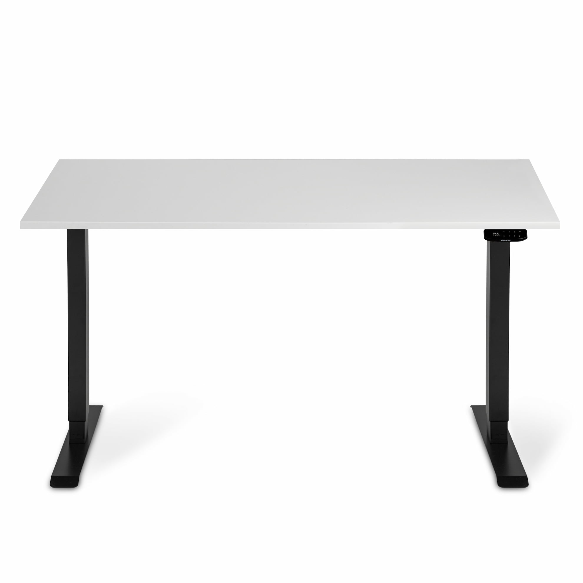Регульований стіл ADAPWORK Smart 1 Motor AdapDesk 138х68 18мм Crystal White, Space Black (1061488882) в интернет-магазине