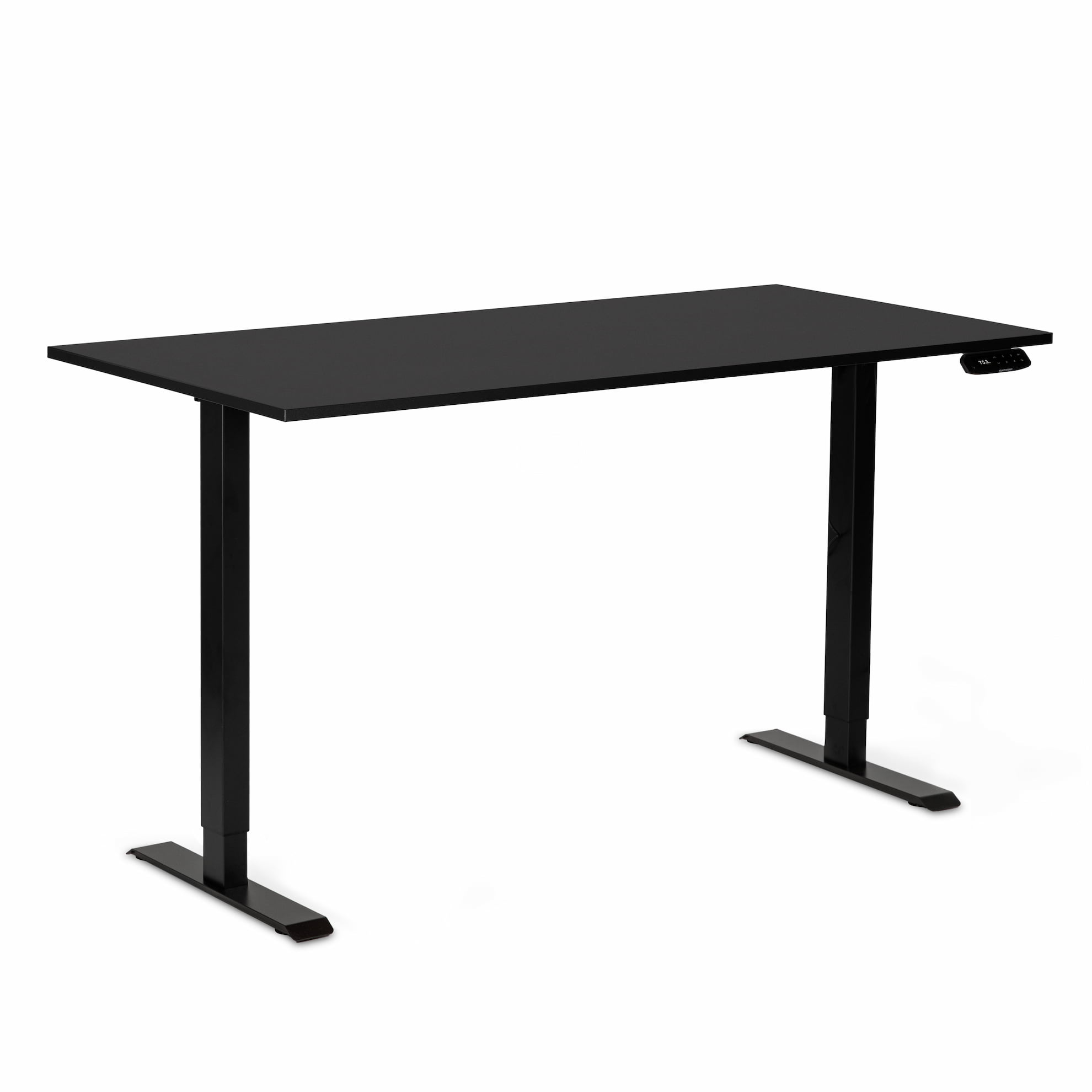 Регульований стіл ADAPWORK Smart 1 Motor AdapDesk 138х68 18мм Deep Black, Space Black (1061488881) фото