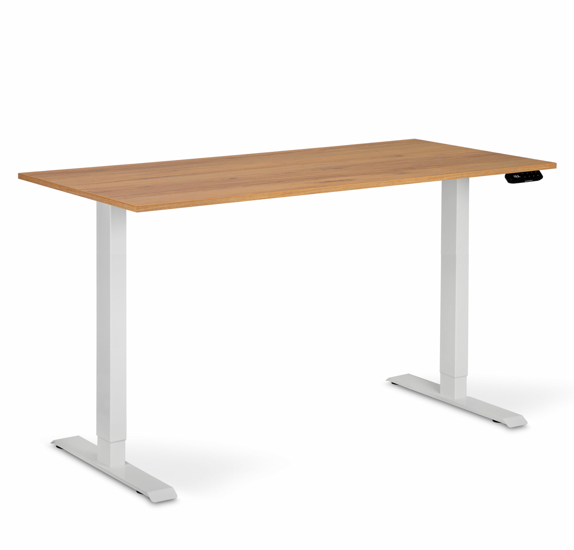 Регулируемый стол ADAPWORK Smart 1 Motor AdapDesk 138х68 18мм Golden Wood, Snow White (1061488887) фото