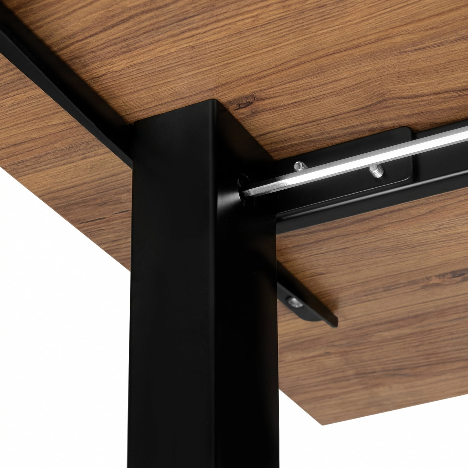 Регульований стіл ADAPWORK Smart 1 Motor AdapDesk 138х68 18мм Golden Wood, Space Black (1061488880) в Киеве