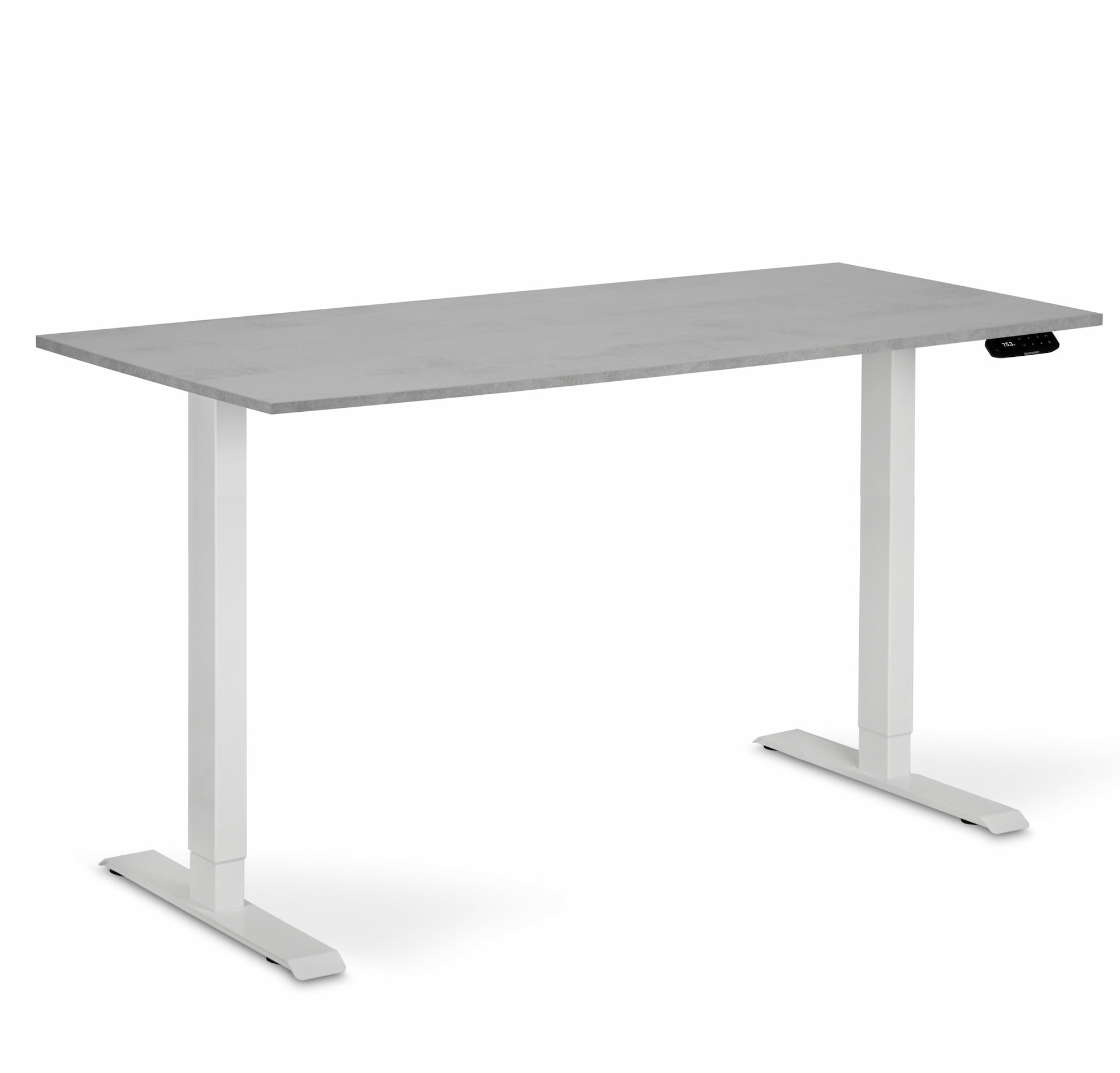 Регулируемый стол ADAPWORK Smart 1 Motor AdapDesk 138х68 18мм Smoky Gray, Snow White (1061488888) фото