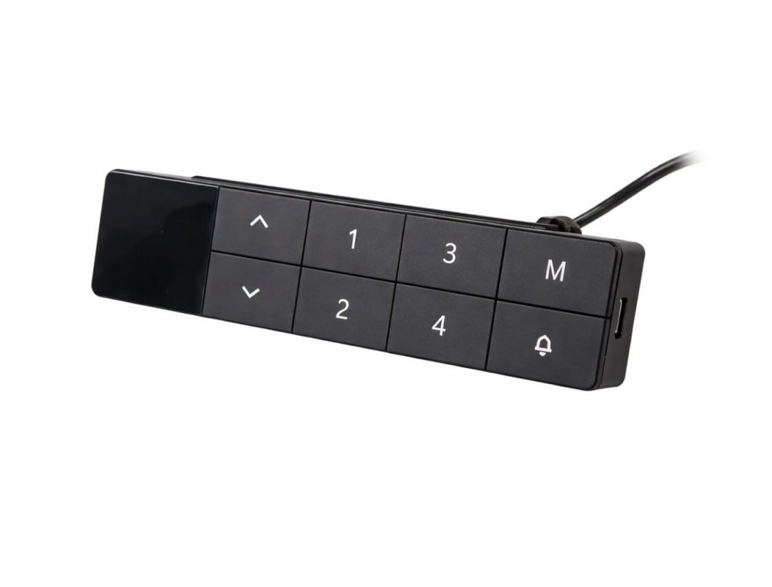 Регульований стіл ADAPWORK Smart 1L 1 Motor AdapDesk 80х60 25 мм Space Black (1061489122) цена