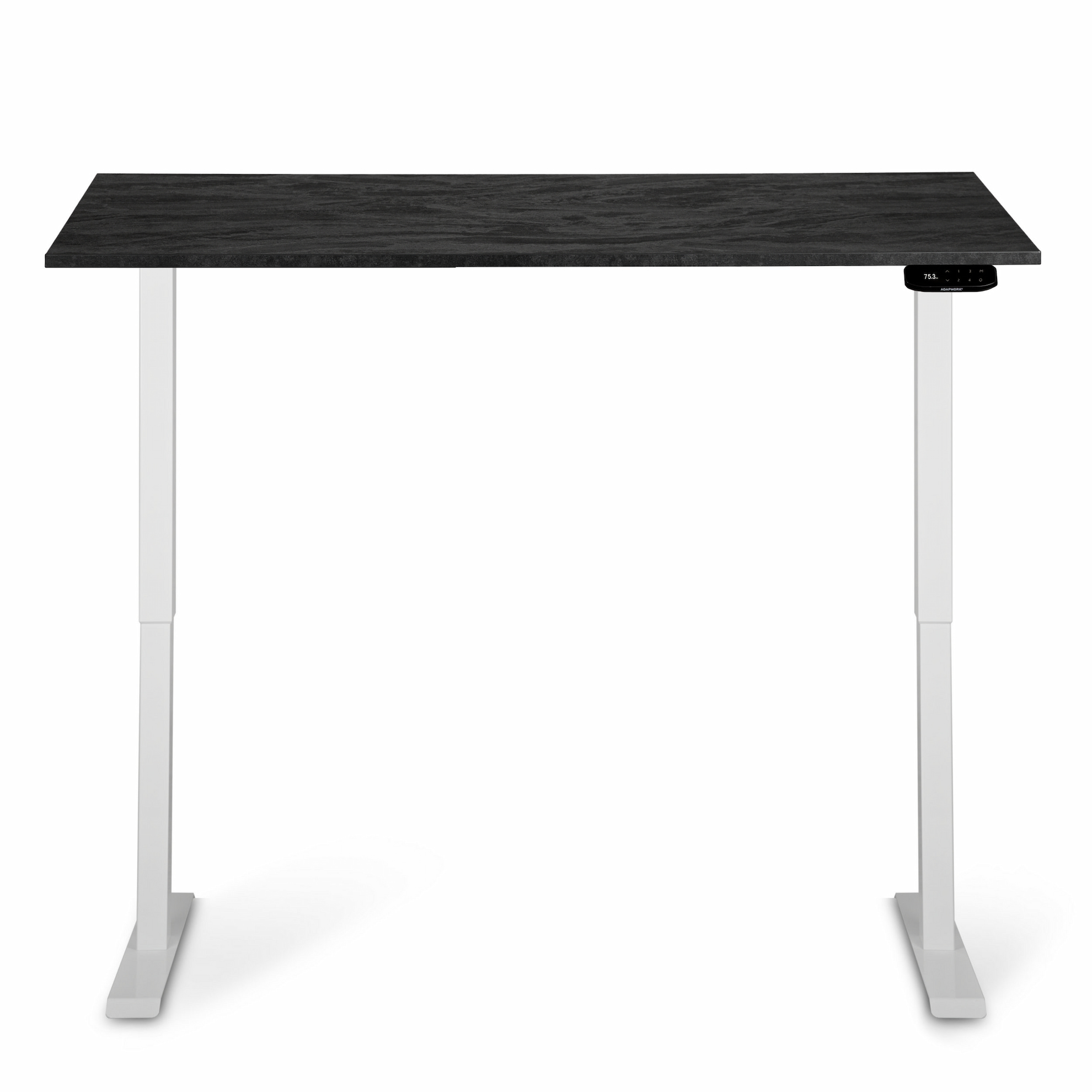 Регульований стіл ADAPWORK Smart 2 Motor AdapDesk 138х68 18мм Carbon Black, Snow White (1061489100) в Украине