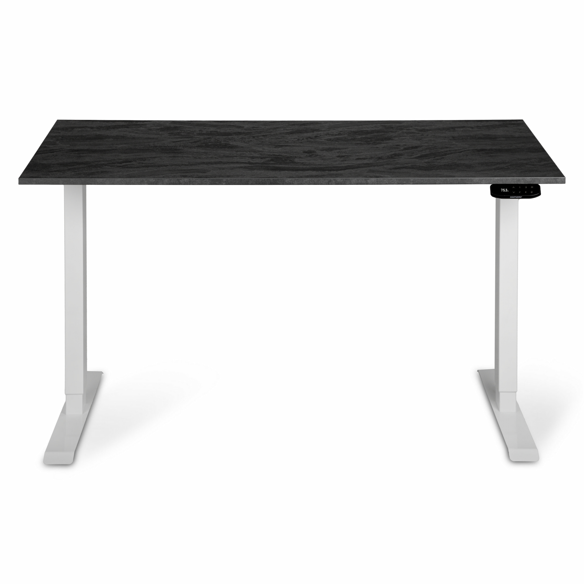 Регульований стіл ADAPWORK Smart 2 Motor AdapDesk 138х68 18мм Carbon Black, Snow White (1061489100) в интернет-магазине
