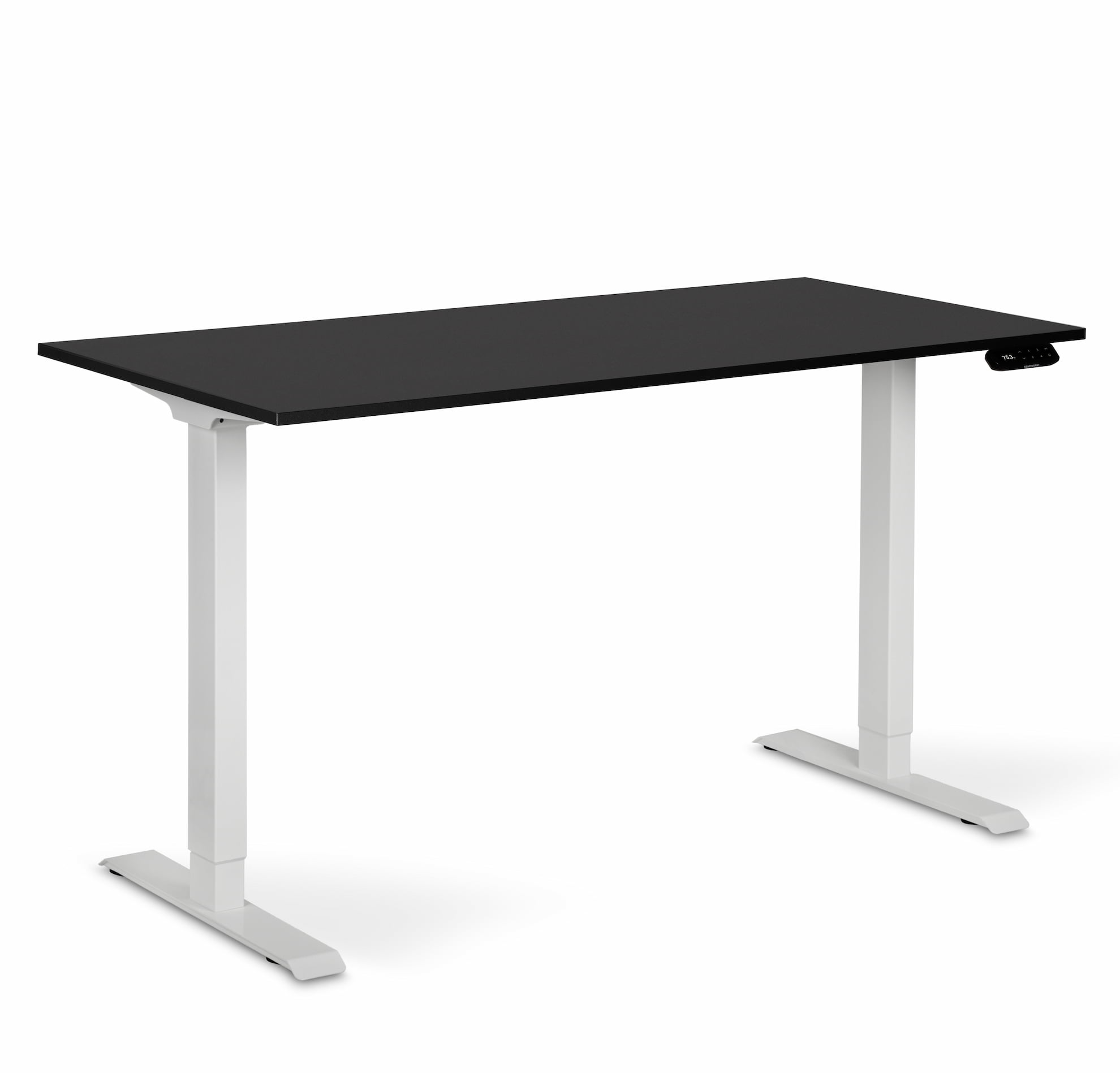 Регульований стіл ADAPWORK Smart 2 Motor AdapDesk 138х68 18мм Deep Black, Snow White (1061489099) фото