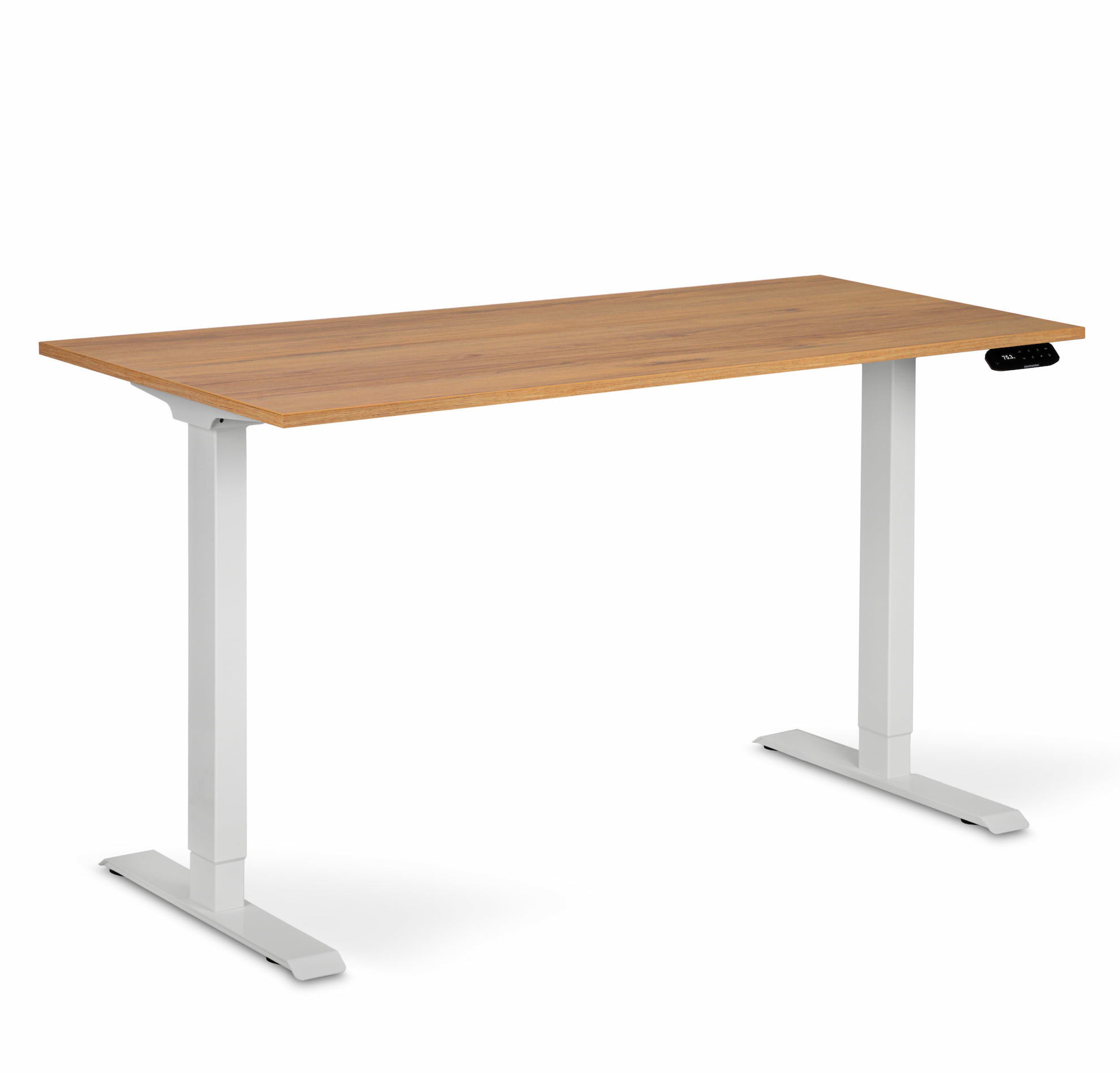 Регулируемый стол ADAPWORK Smart 2 Motor AdapDesk 138х68 18мм Golden Wood, Snow White (1061489101) фото