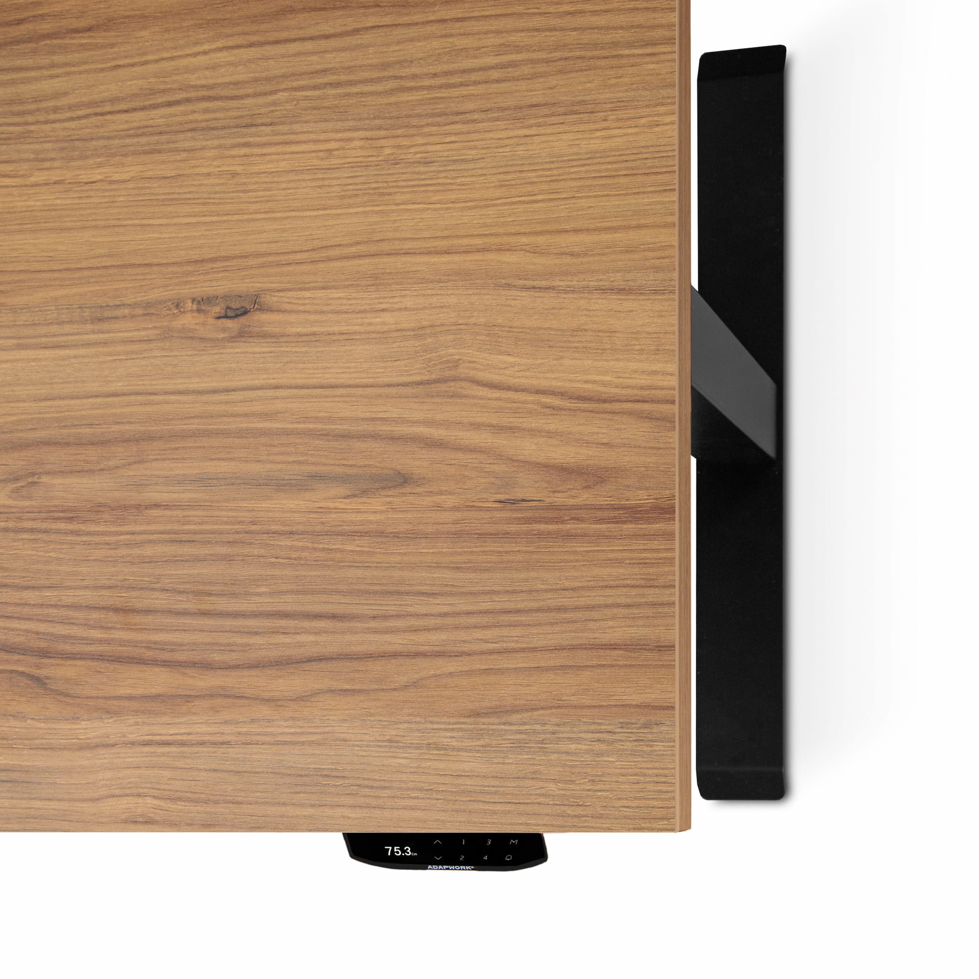 Регулируемый стол ADAPWORK Smart 2 Motor AdapDesk 138х68 18мм Golden Wood, Space Black (1061489092) с доставкой
