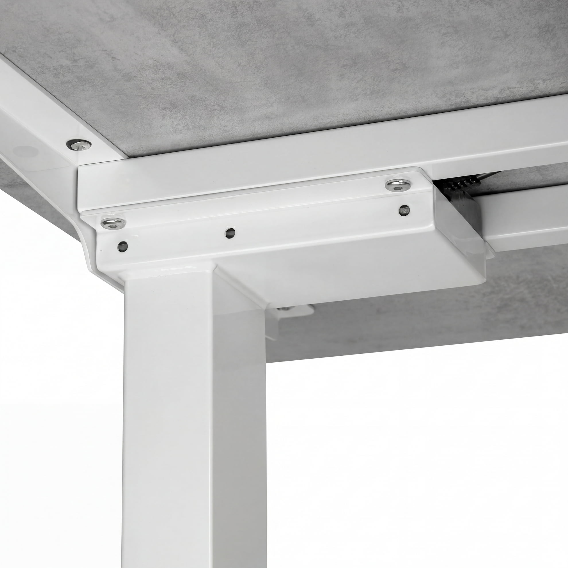 Регульований стіл ADAPWORK Smart 2 Motor AdapDesk 138х68 18мм Smoky Gray, Snow White (1061489098) в Киеве