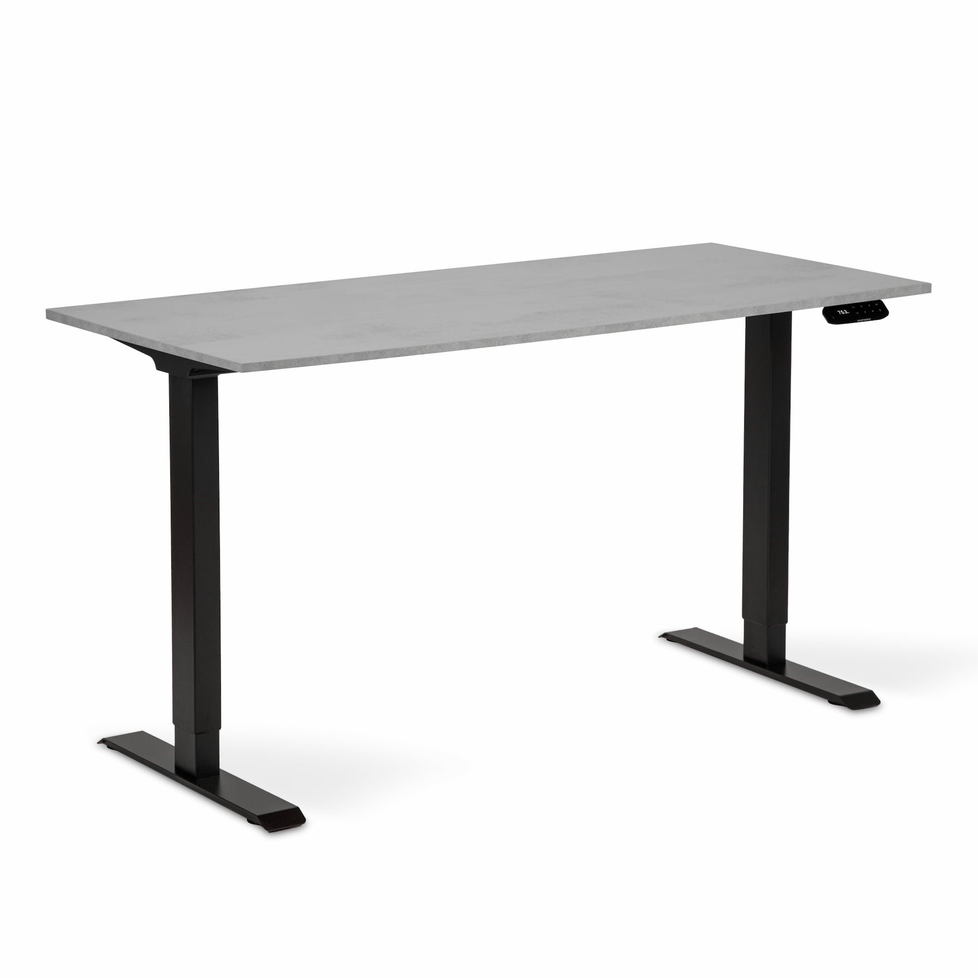 Регульований стіл ADAPWORK Smart 2 Motor AdapDesk 138х68 18мм Smoky Gray, Space Black (1061489095) фото